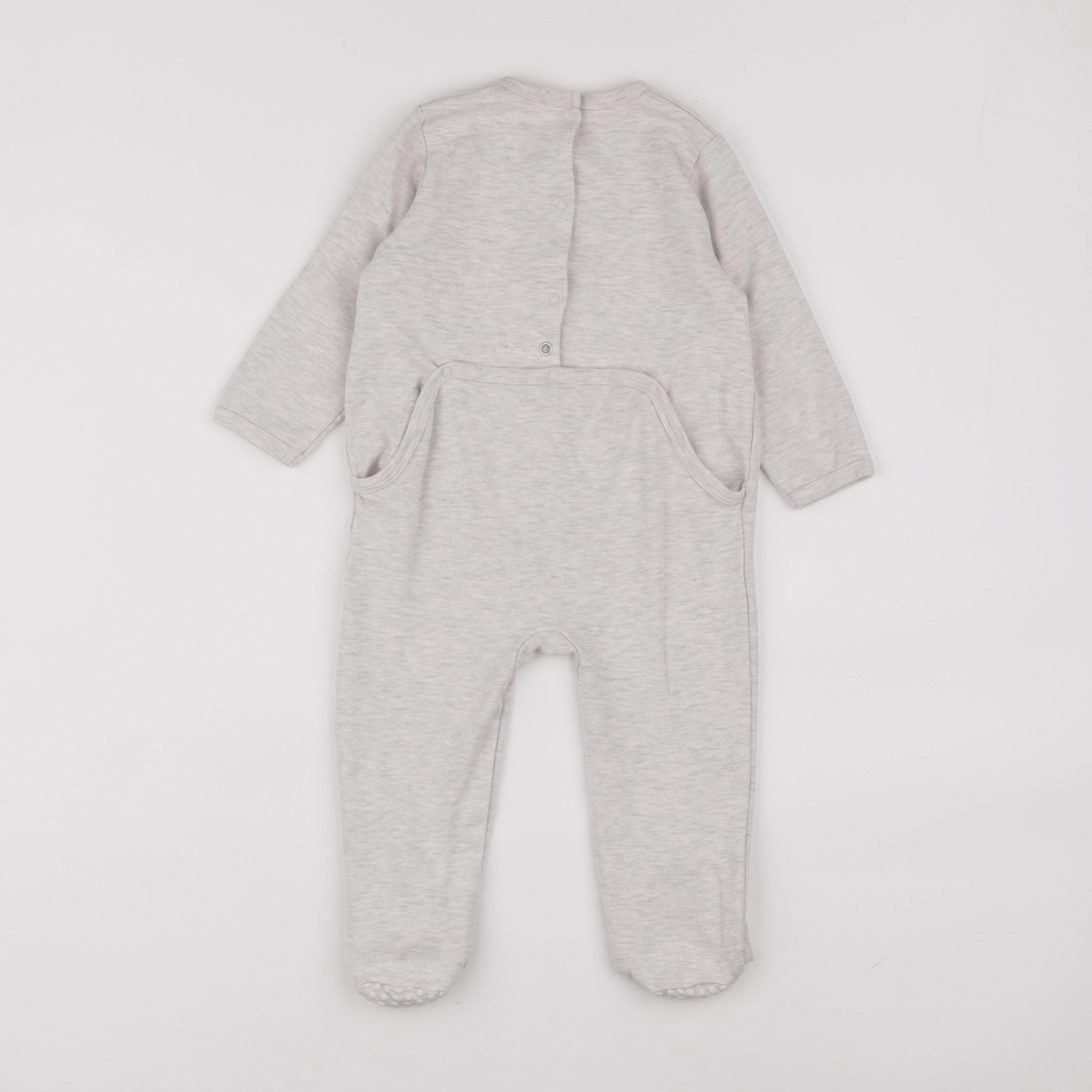 Vertbaudet - pyjama coton gris - 24 mois