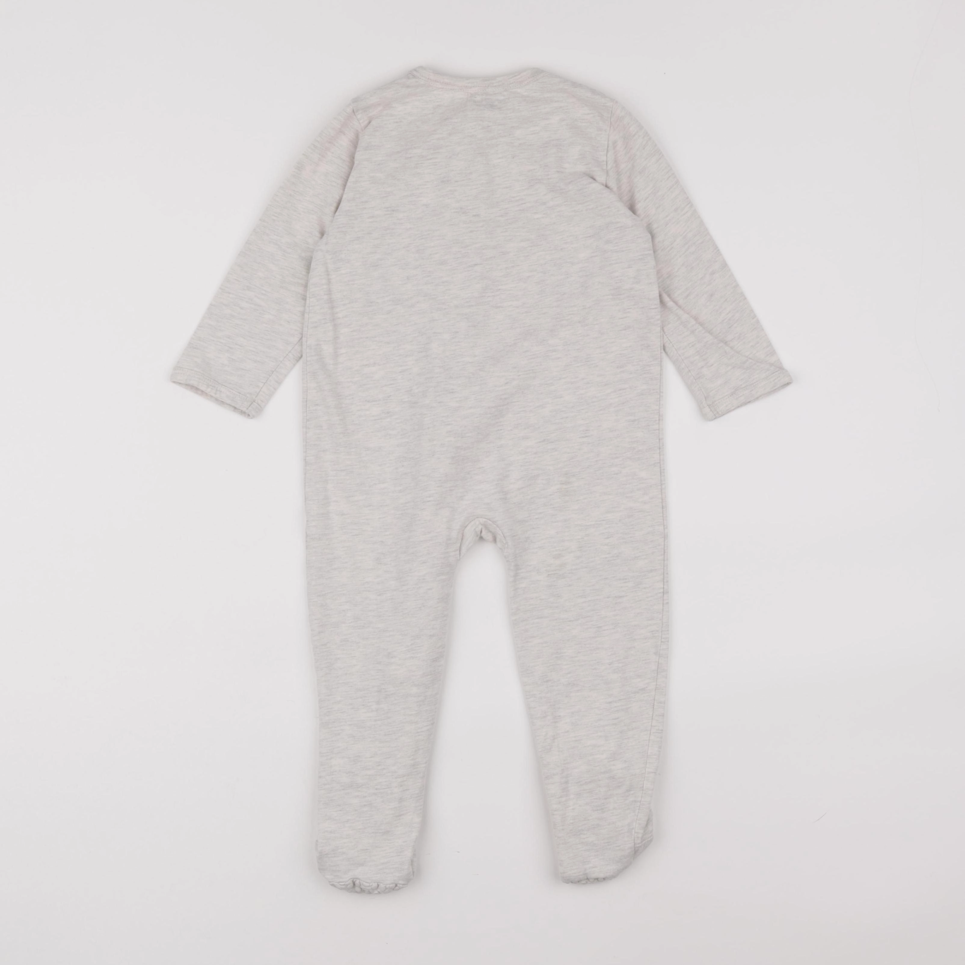 Vertbaudet - pyjama coton gris - 24 mois