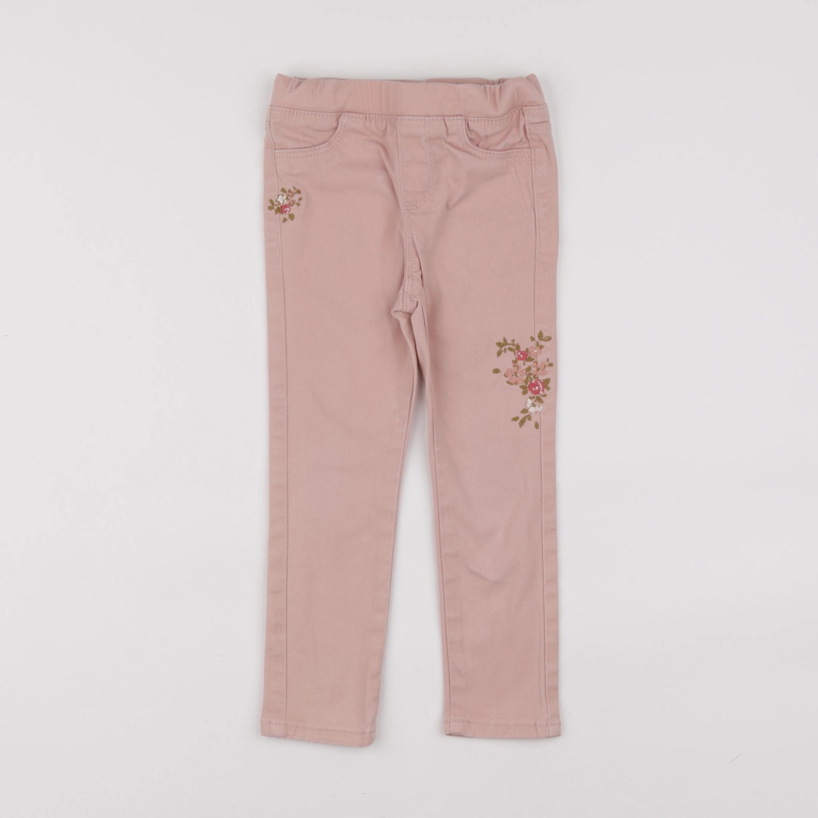 Vertbaudet - jegging rose - 3 ans