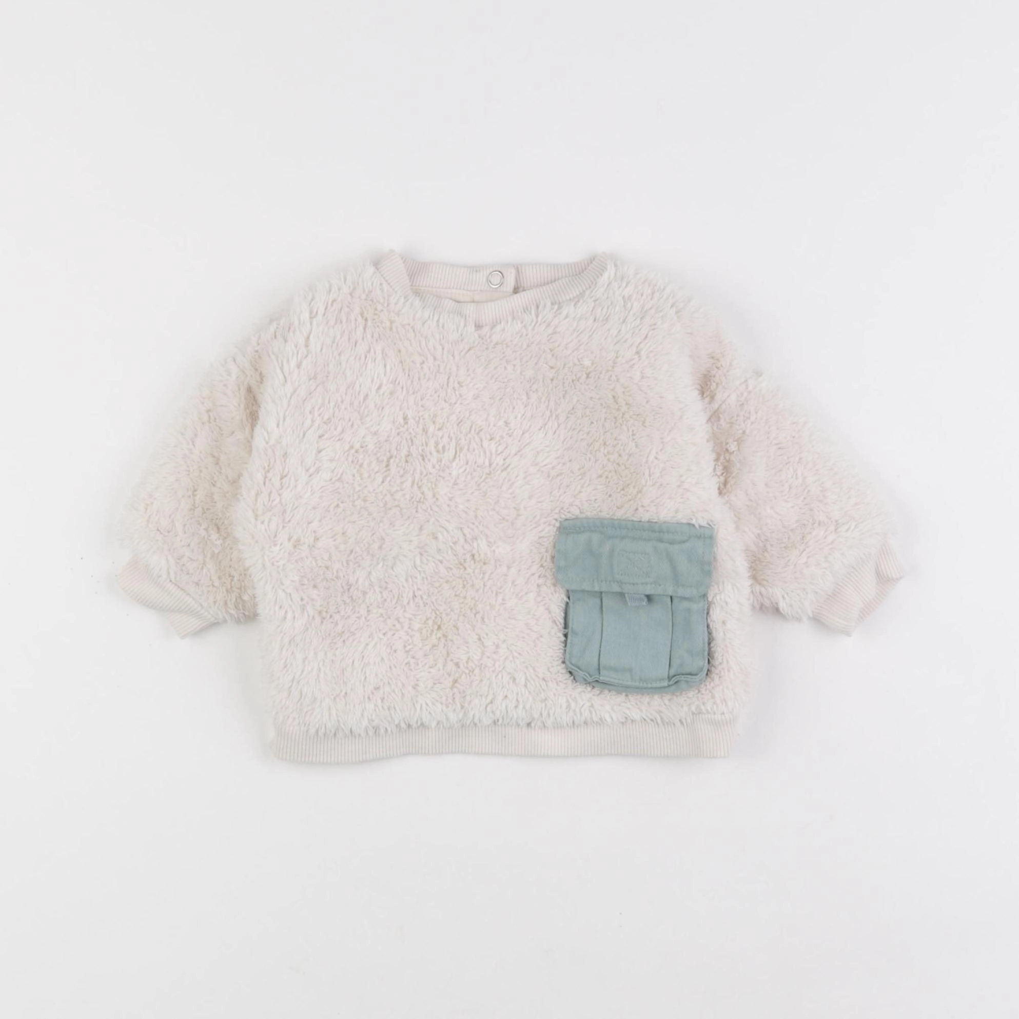 Vertbaudet - pull beige - 3 mois