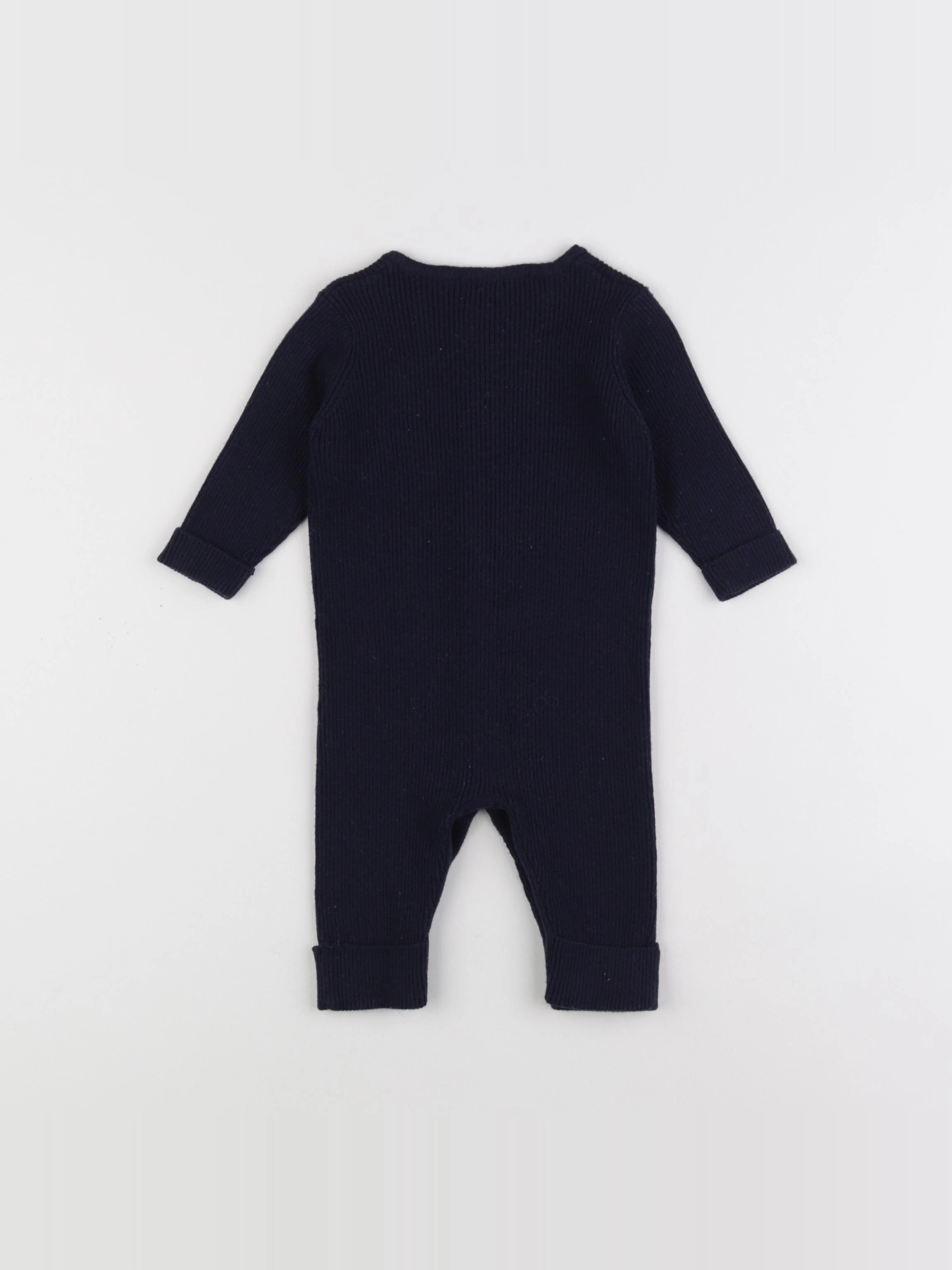 Vertbaudet - combinaison bleu - 6 mois