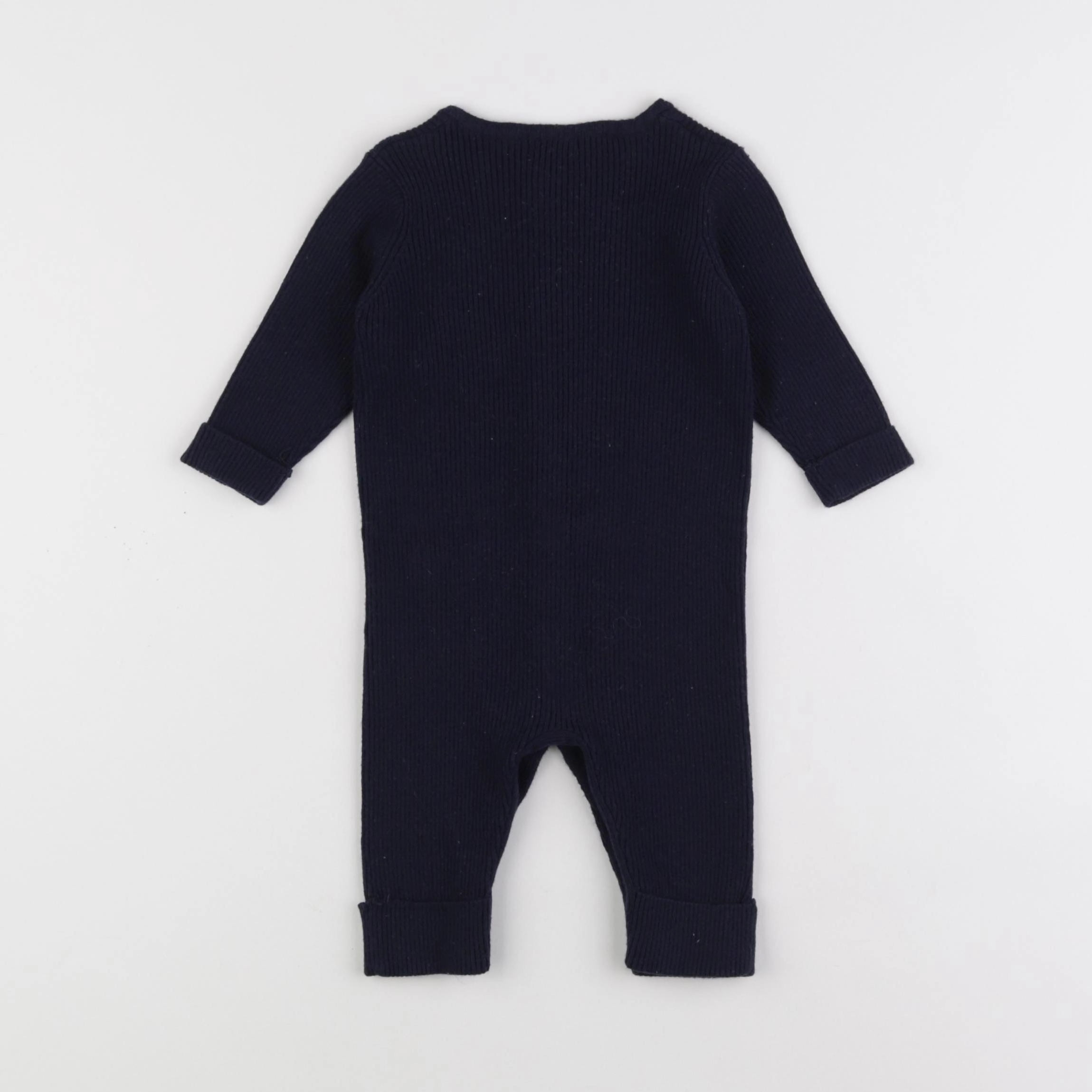 Vertbaudet - combinaison bleu - 6 mois