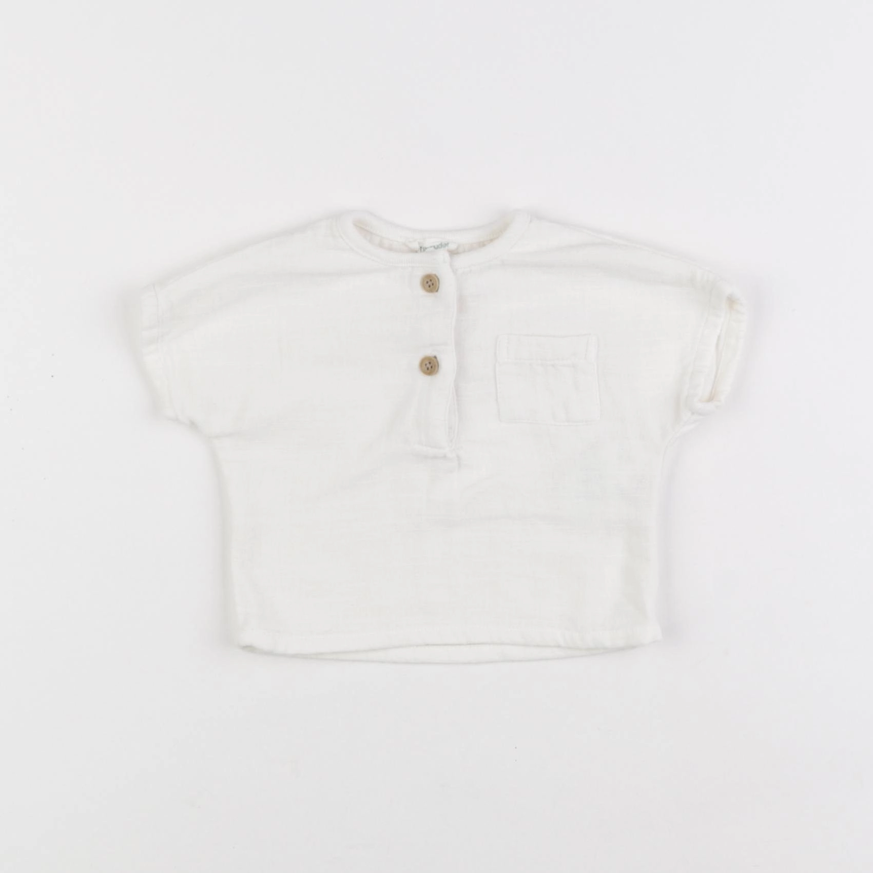 Vertbaudet - tee-shirt blanc - 1 mois