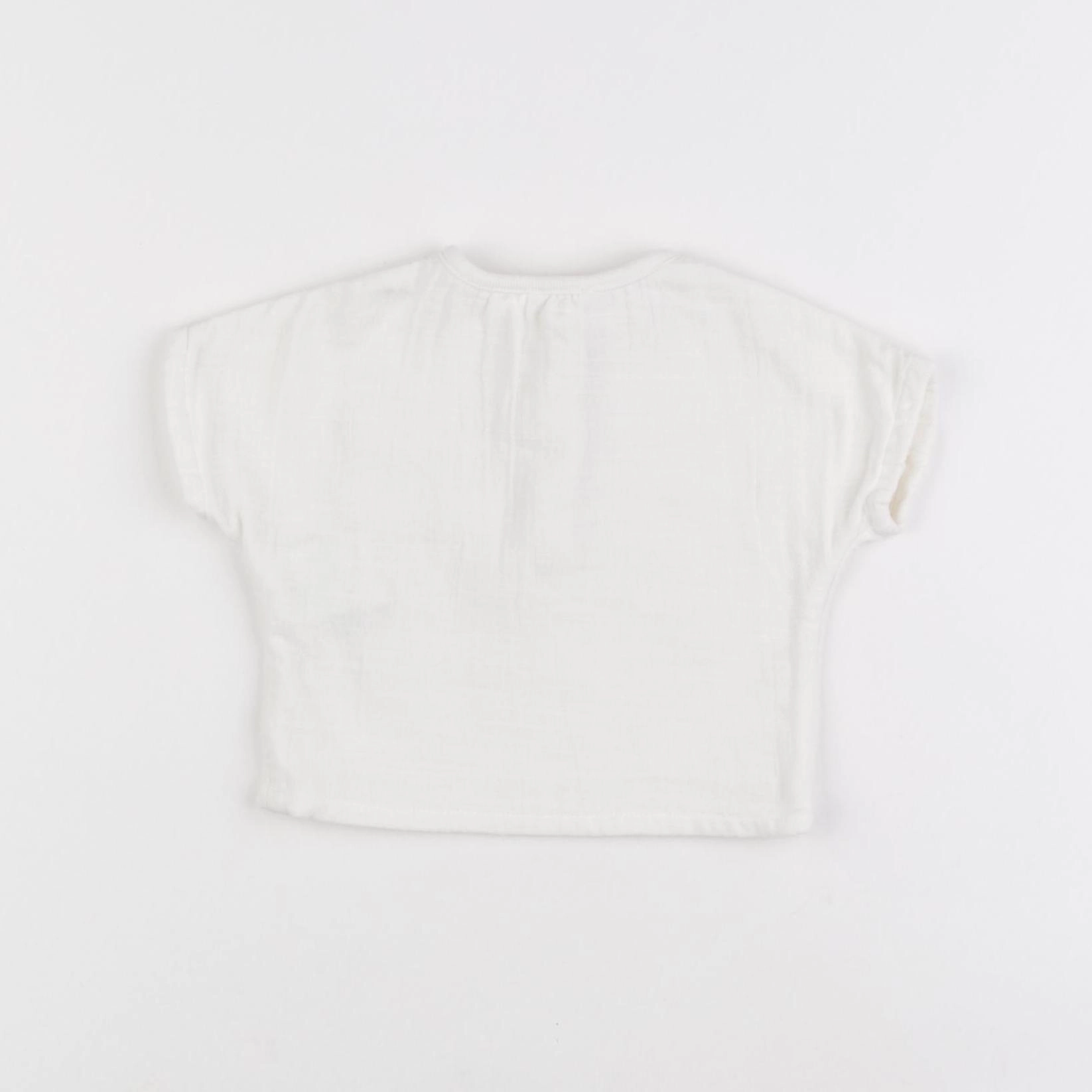 Vertbaudet - tee-shirt blanc - 1 mois