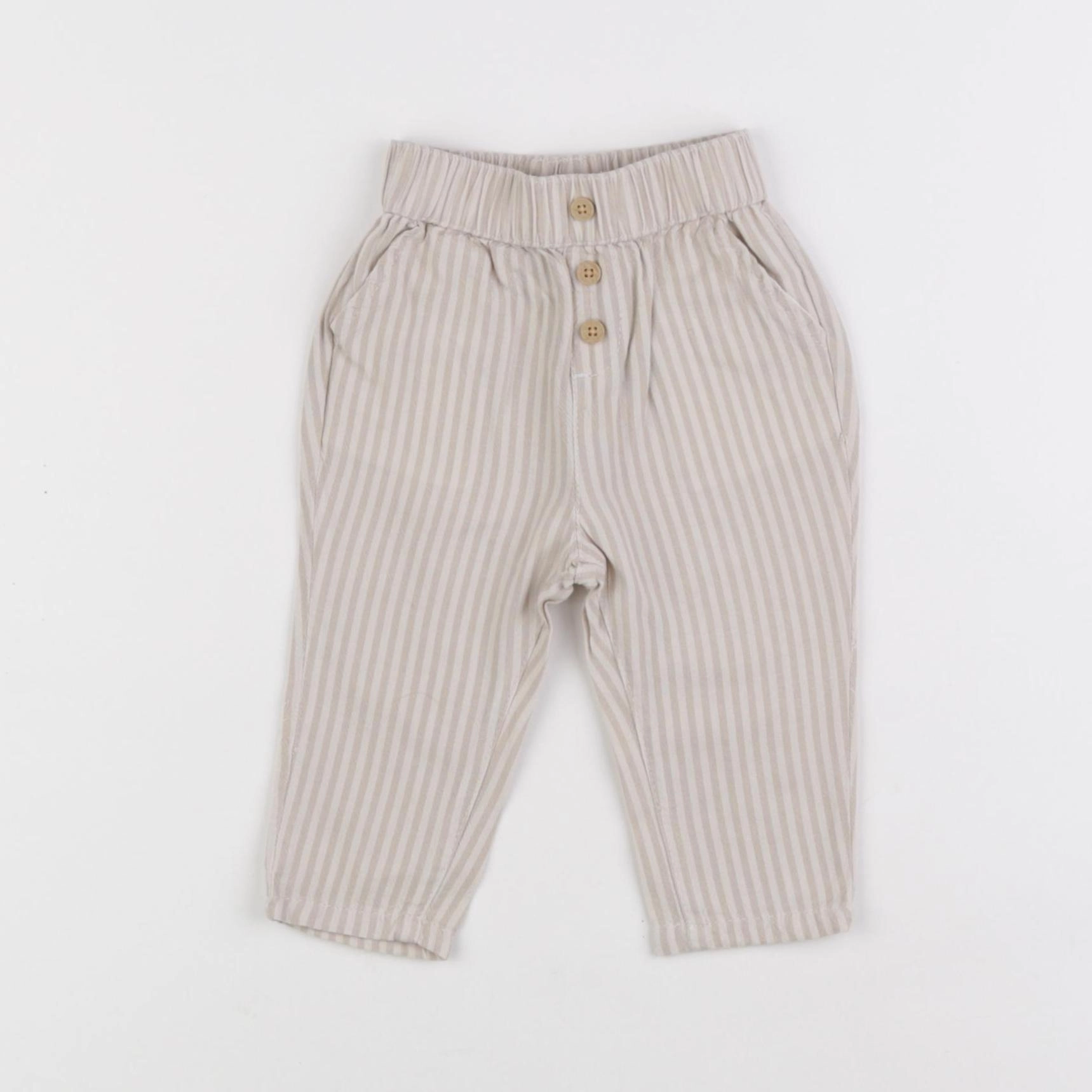 Vertbaudet - pantalon beige - 3 mois