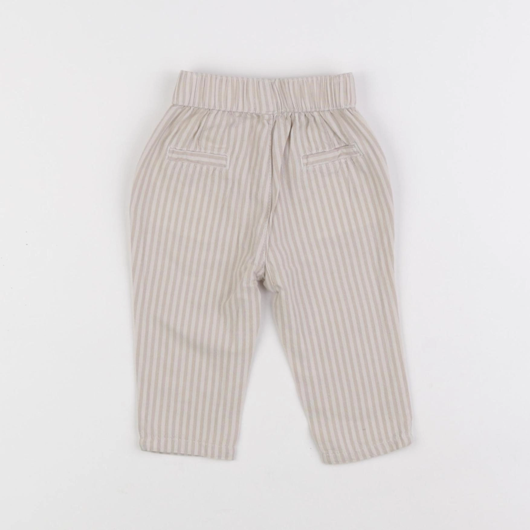 Vertbaudet - pantalon beige - 3 mois