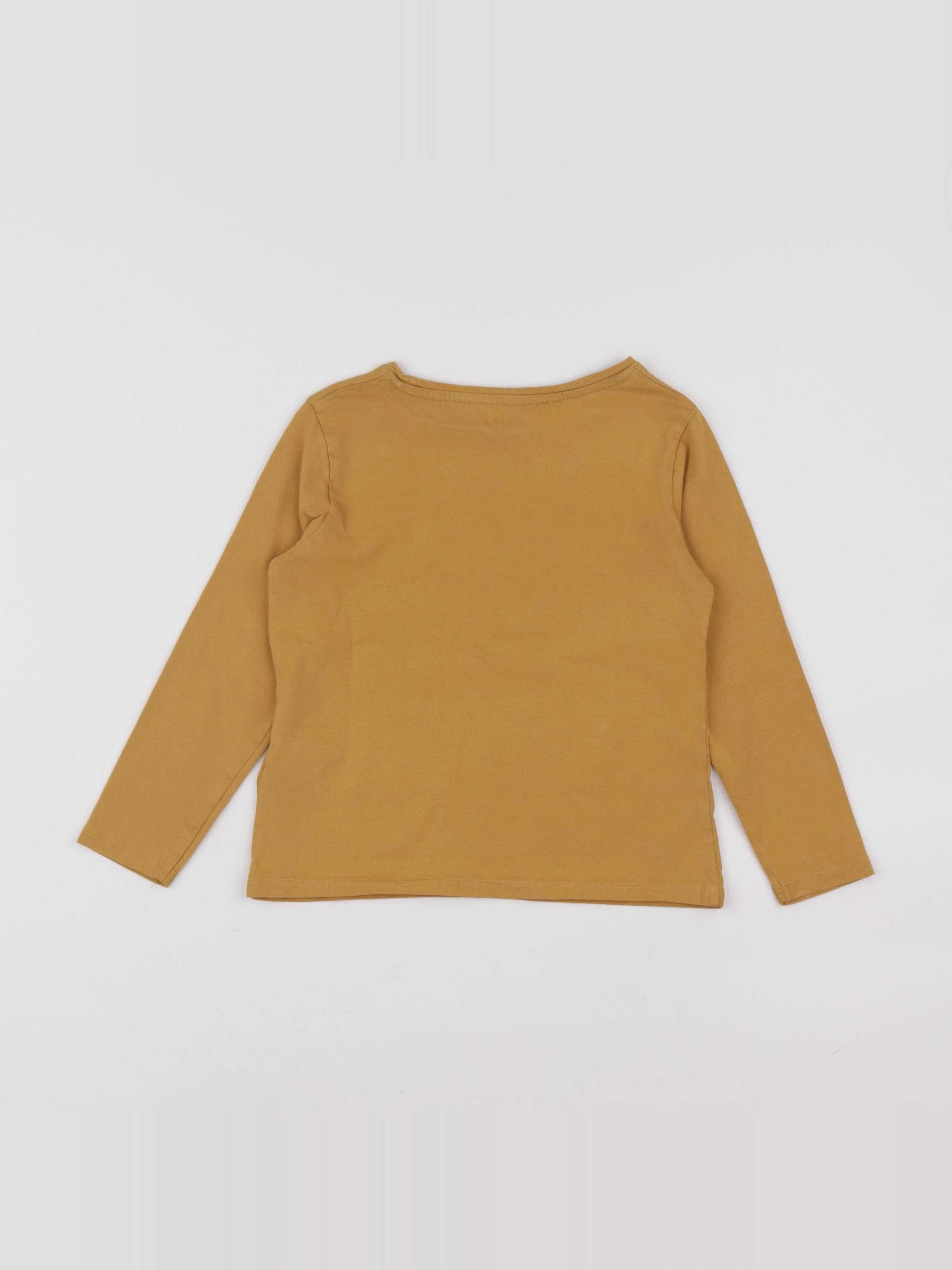 Vertbaudet - tee-shirt jaune - 5 ans