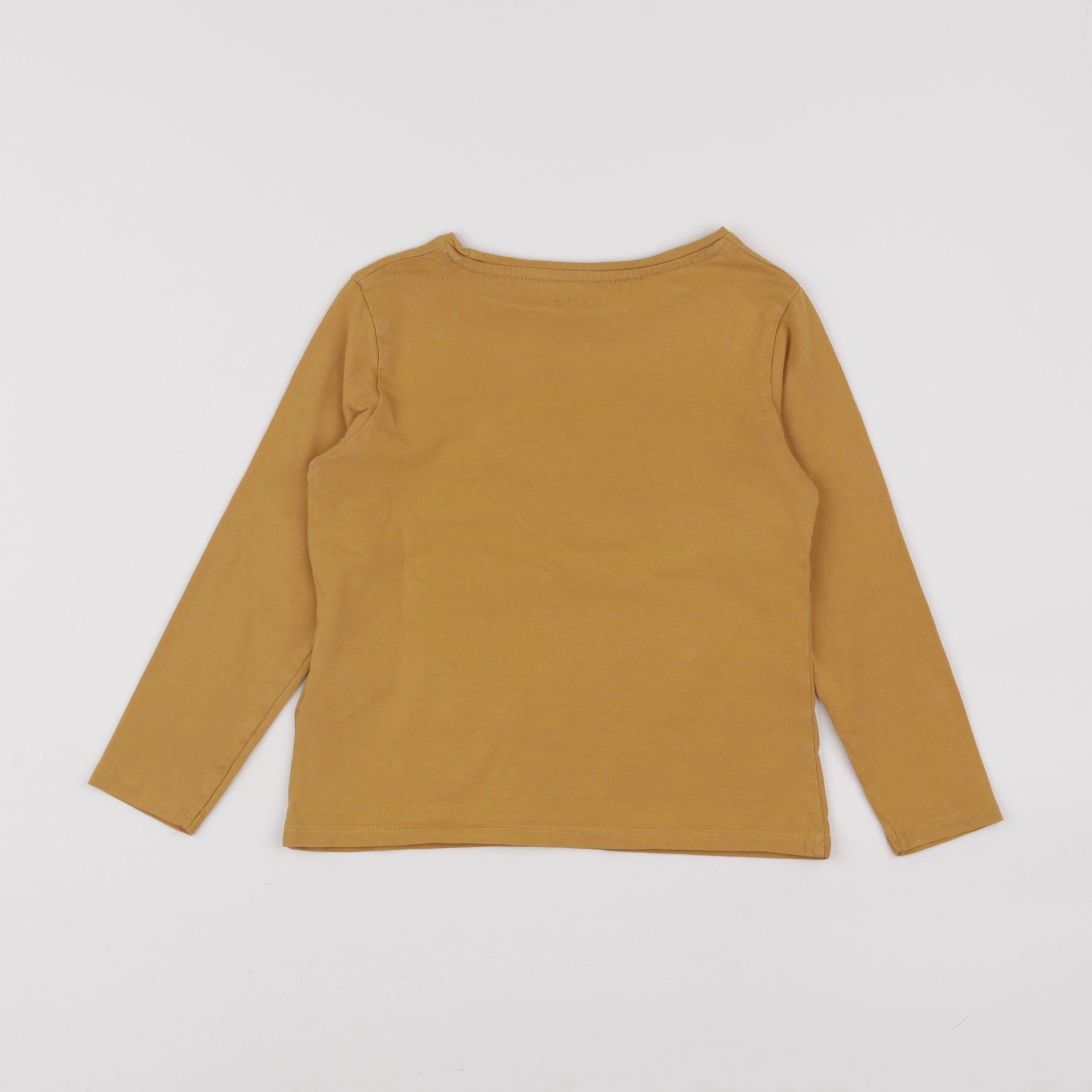 Vertbaudet - tee-shirt jaune - 5 ans