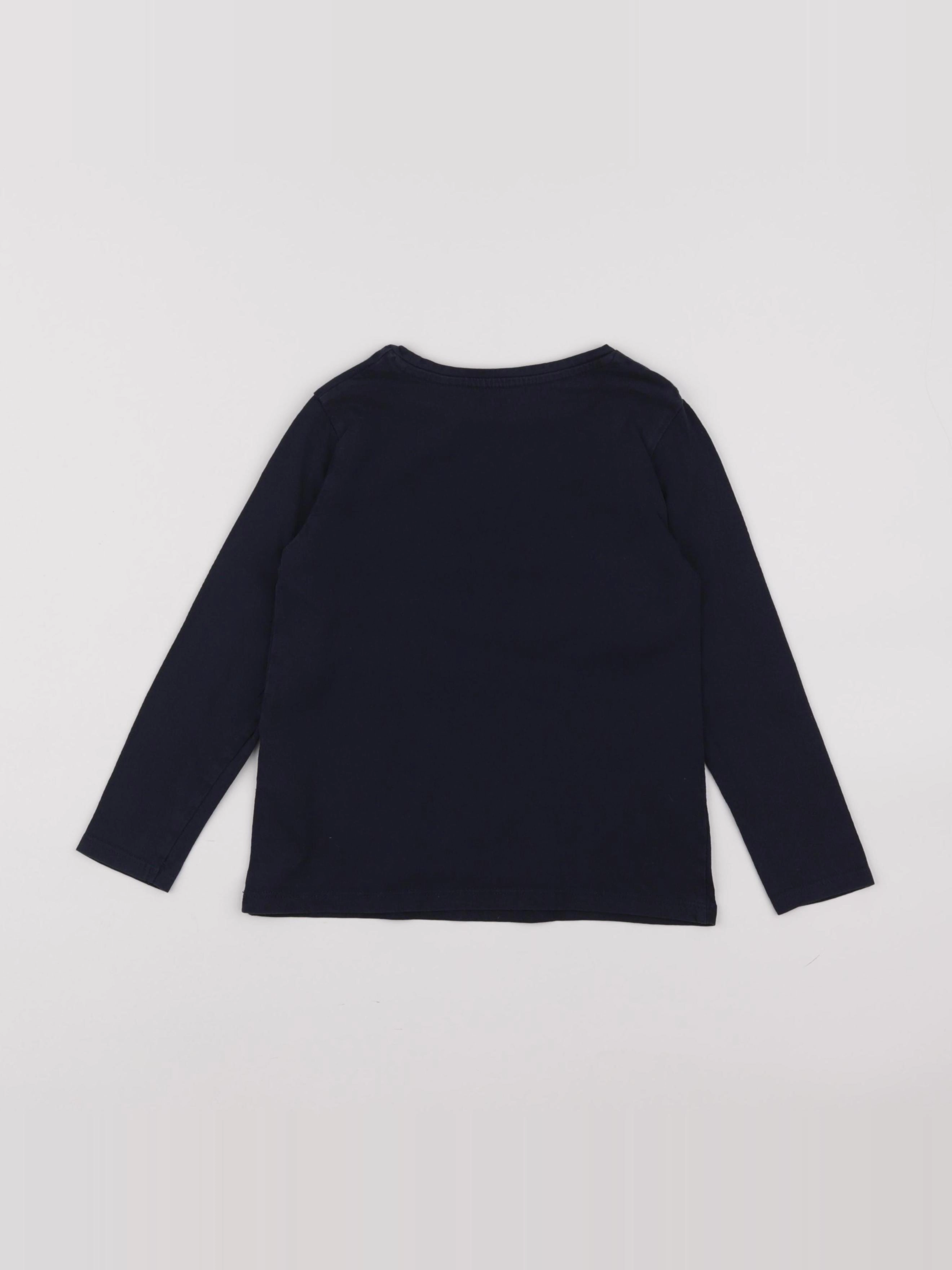 Vertbaudet - tee-shirt bleu - 5 ans