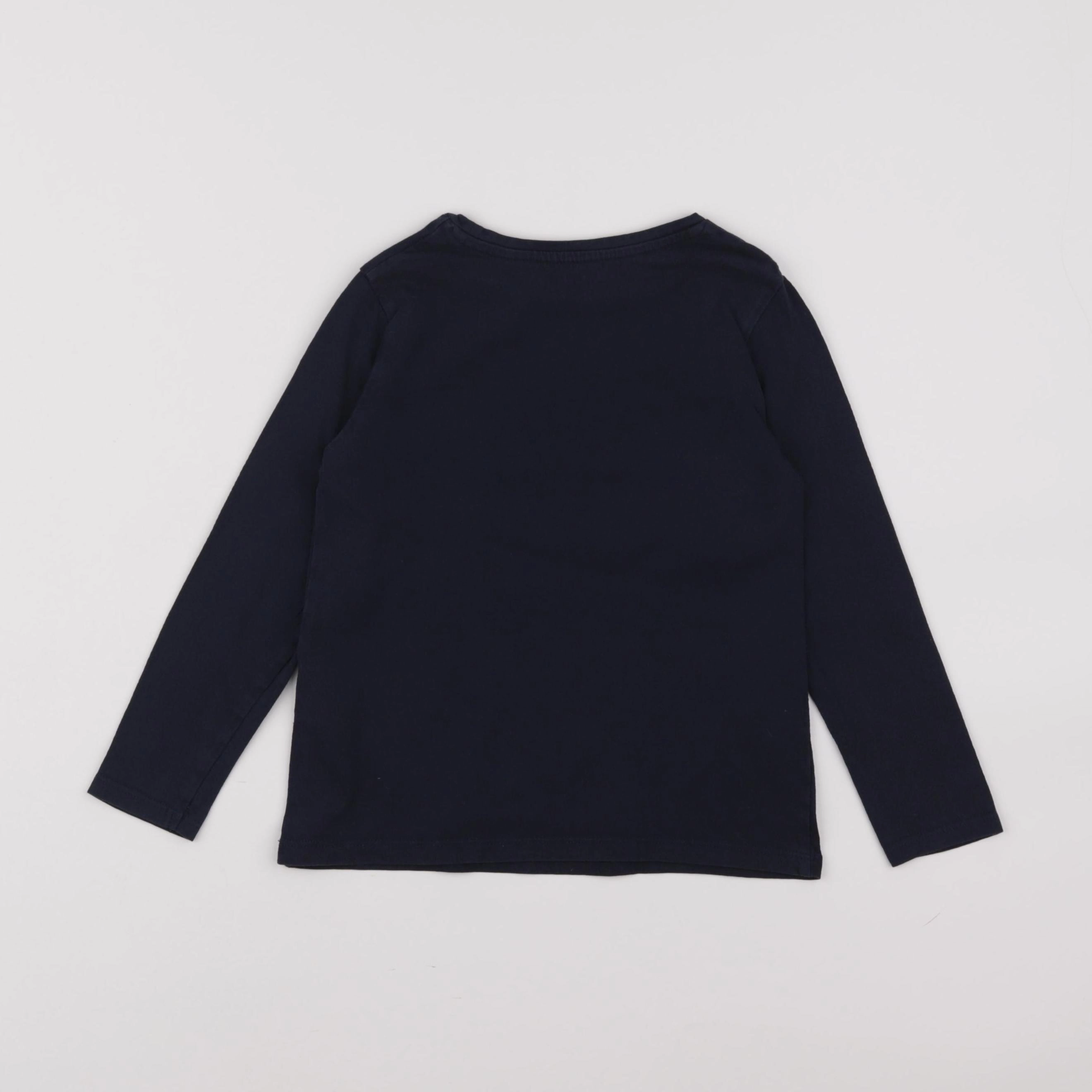Vertbaudet - tee-shirt bleu - 5 ans