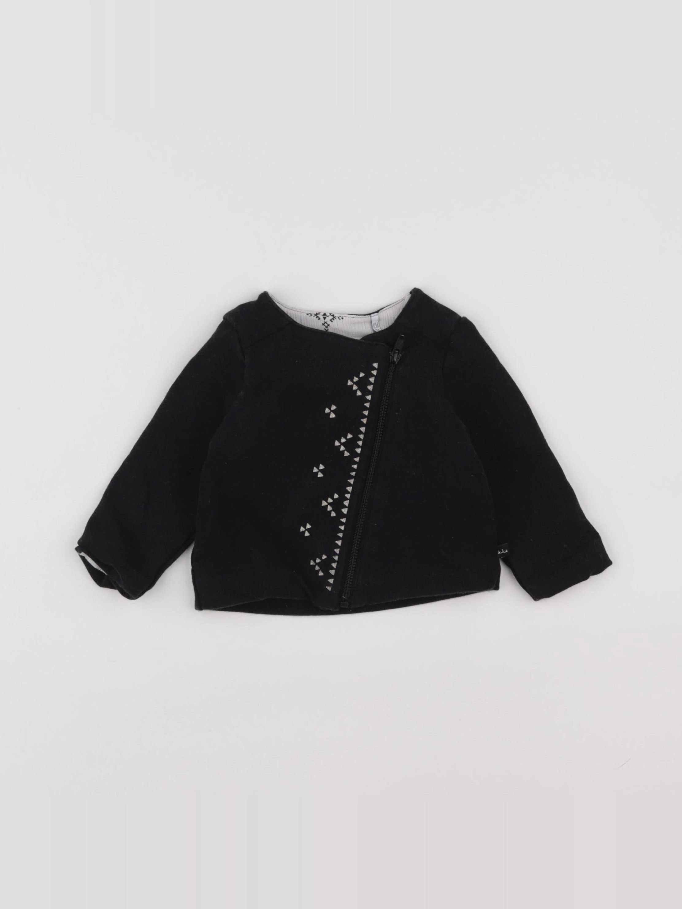 IKKS - sweat noir - 12 mois