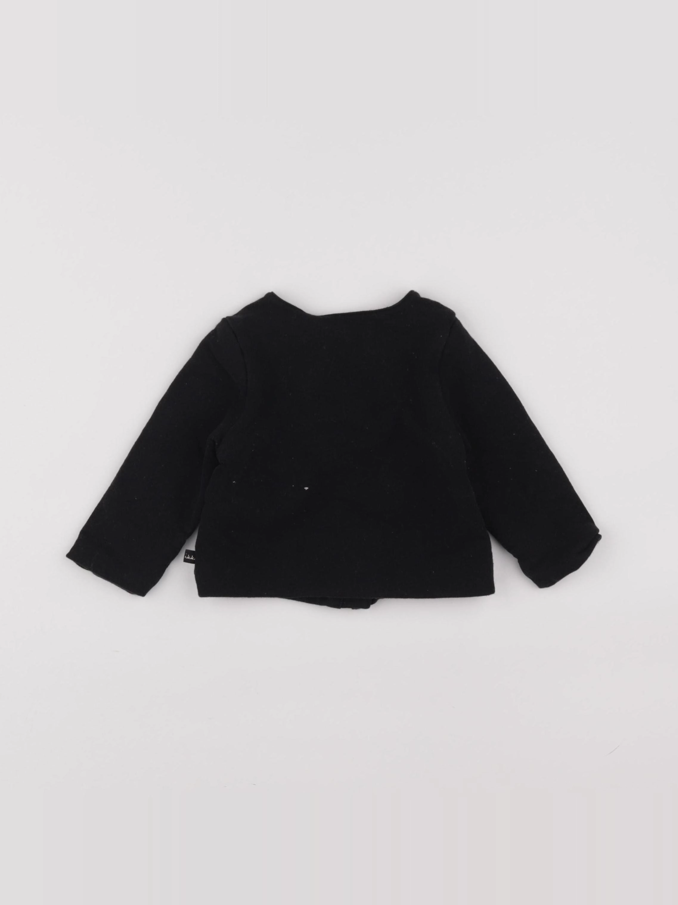 IKKS - sweat noir - 12 mois