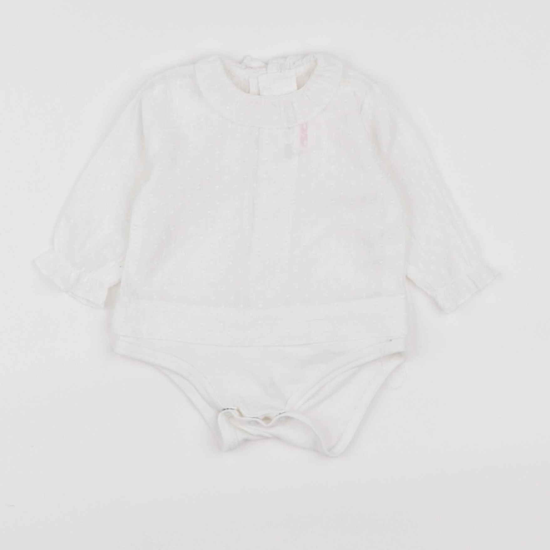 Zara - body blouse blanc - 1/3 mois