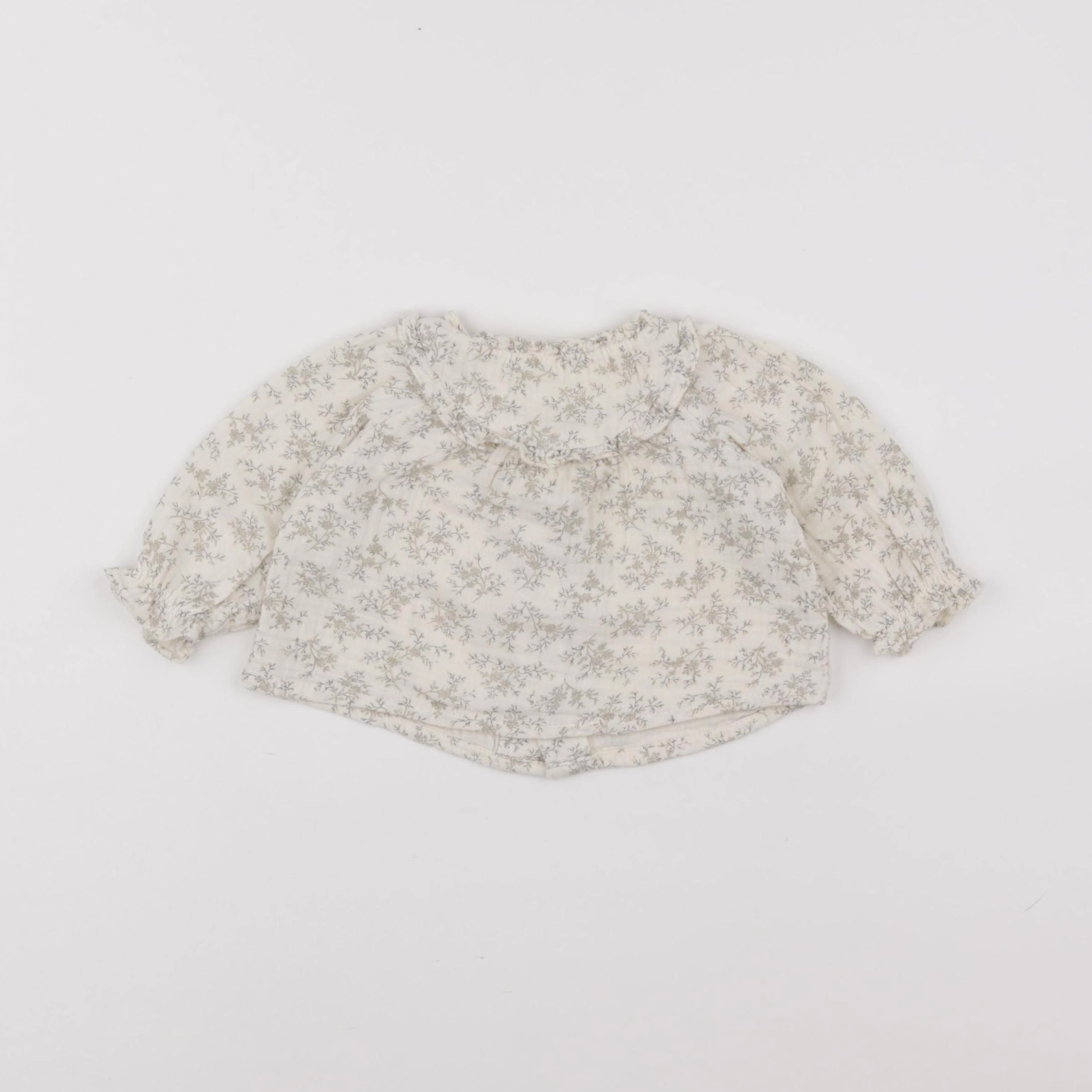 Zara - blouse beige - 1/3 mois