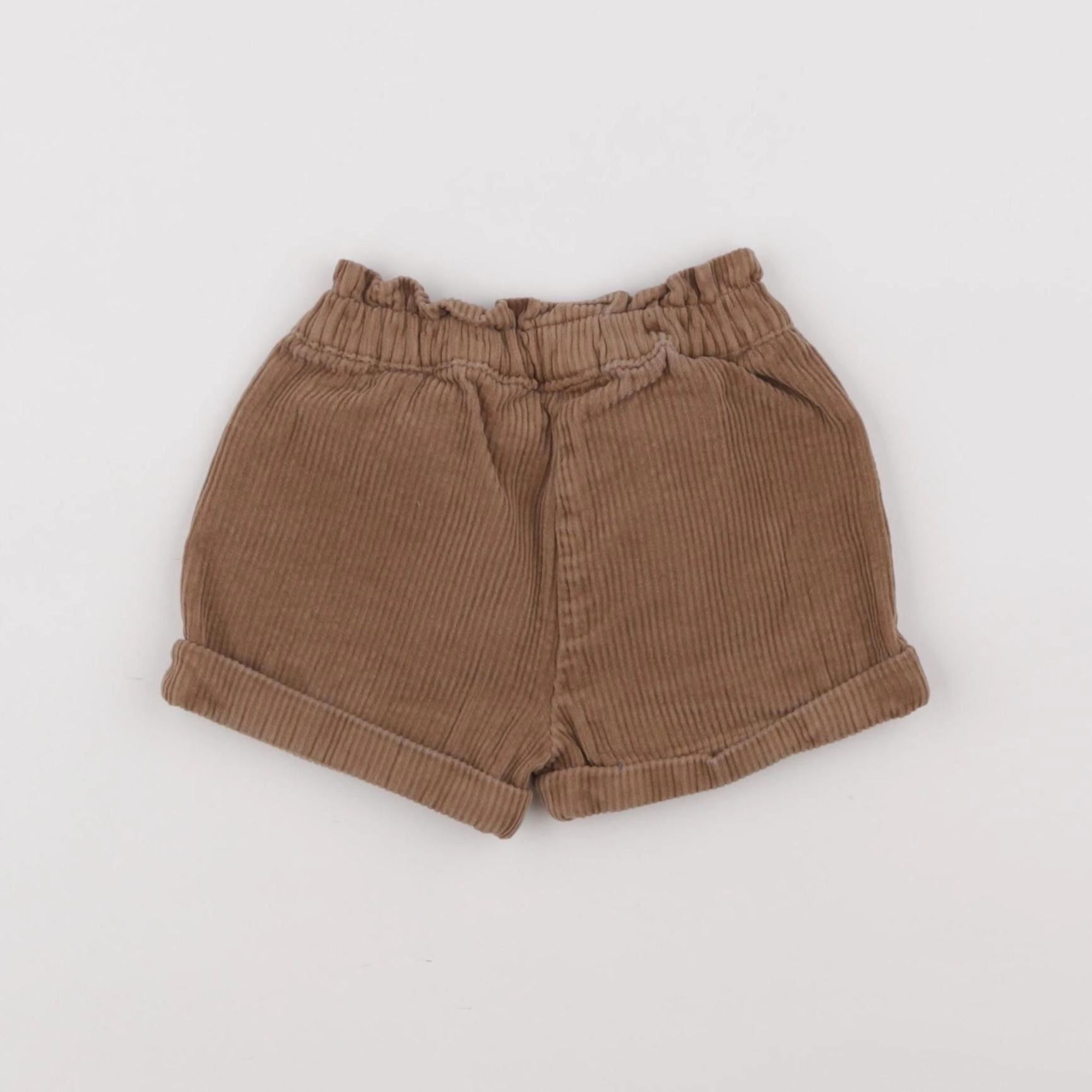 Vertbaudet - short marron - 12 mois