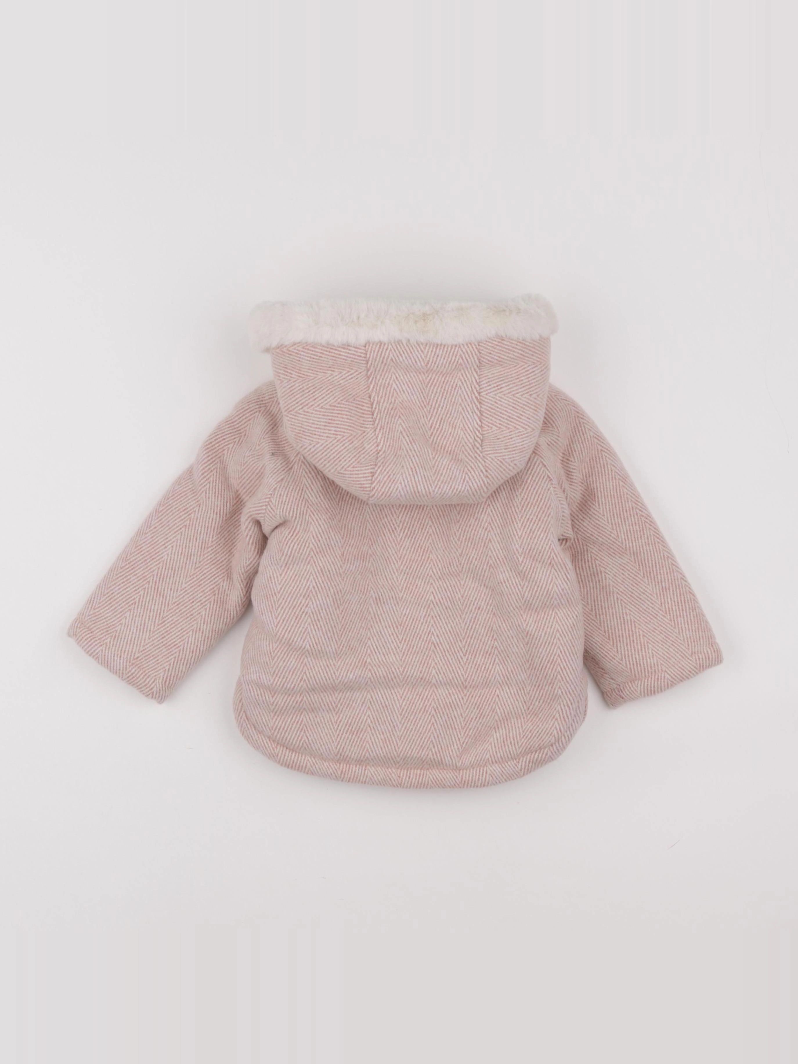 Vertbaudet - manteau rose - 18 mois