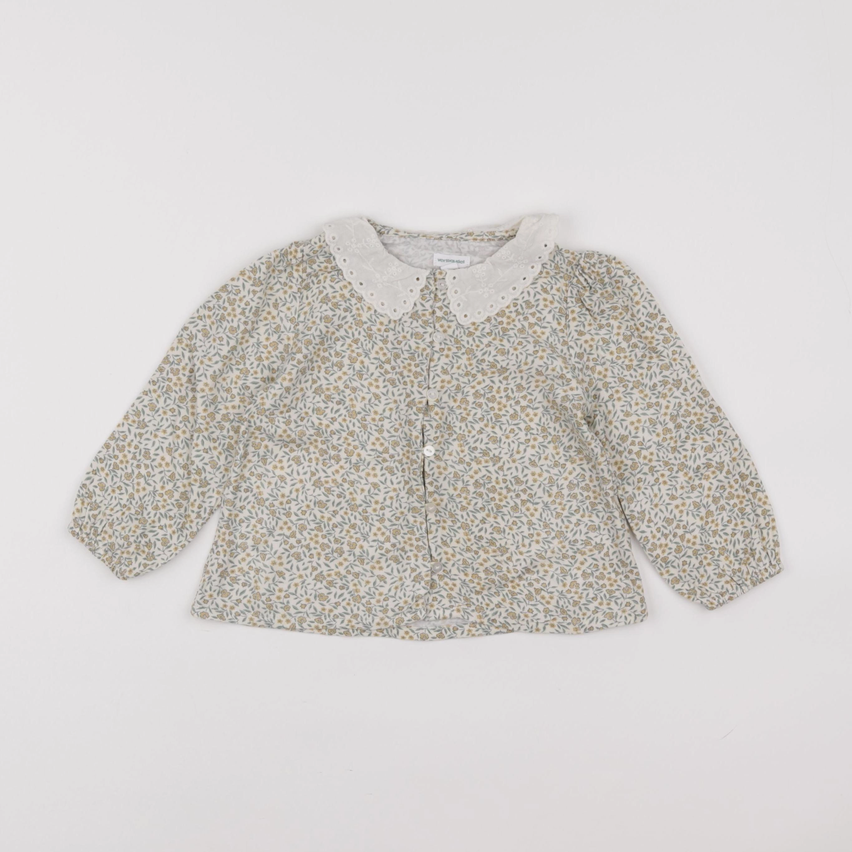 Vertbaudet - blouse jaune - 18 mois