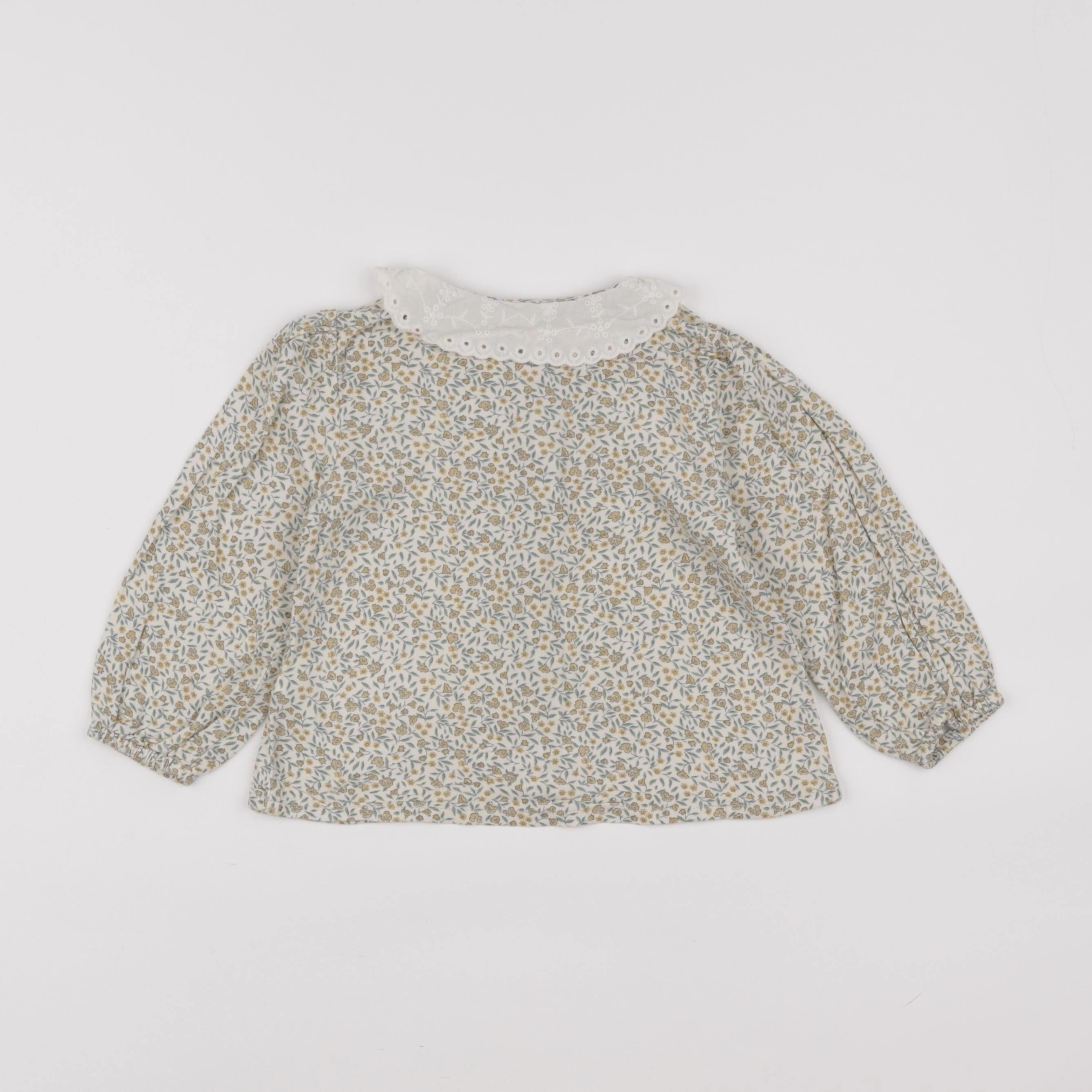 Vertbaudet - blouse jaune - 18 mois