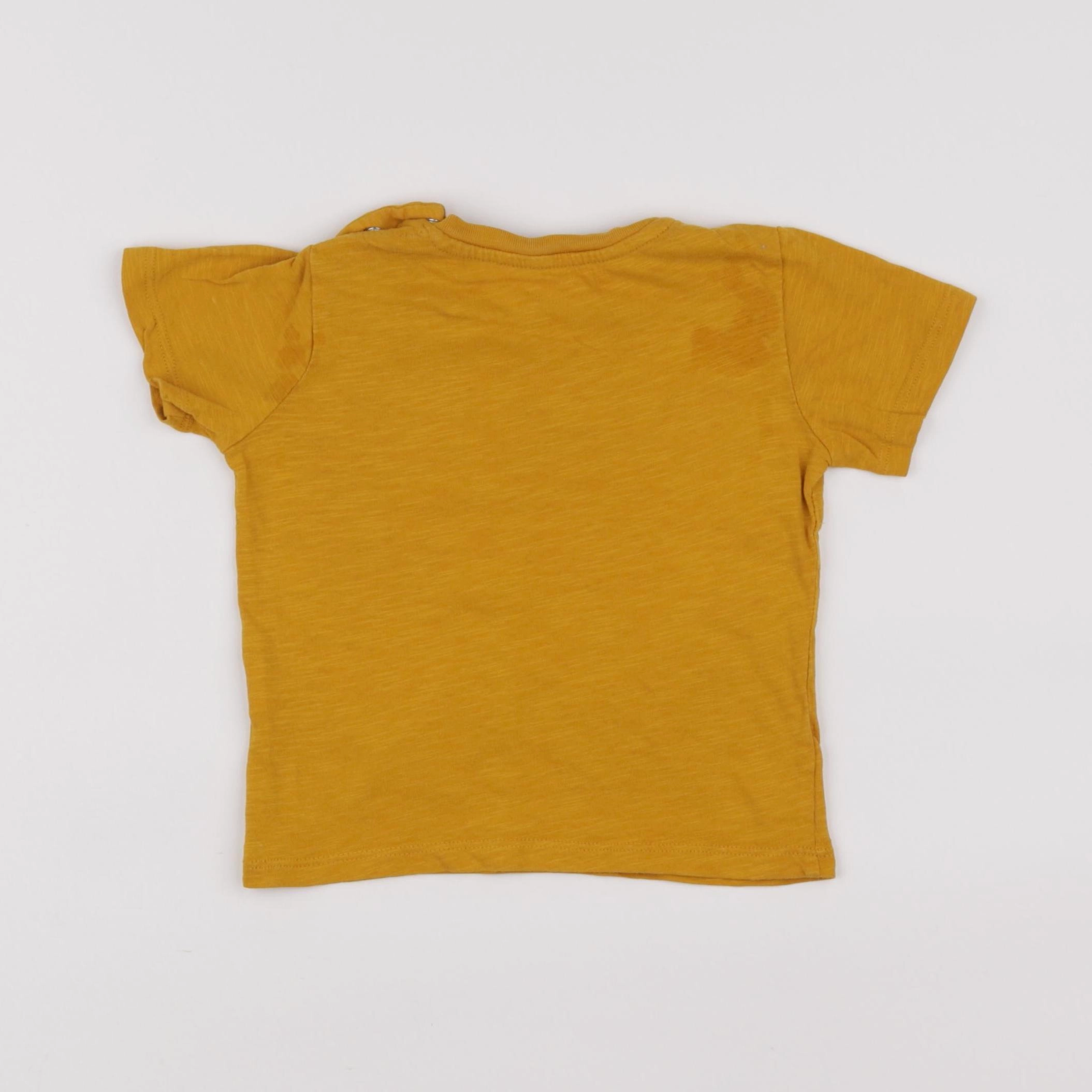 Vertbaudet - tee-shirt jaune - 18 mois