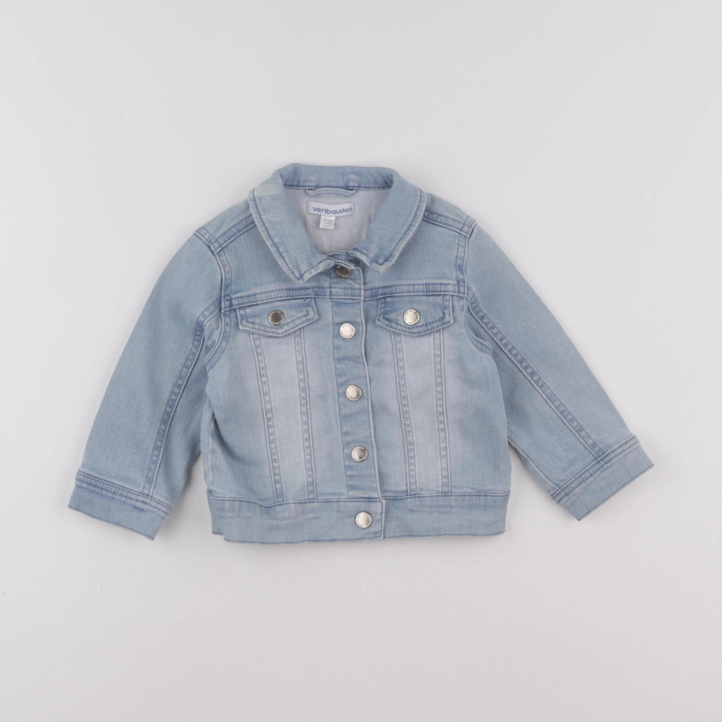 Vertbaudet - veste bleu - 18 mois