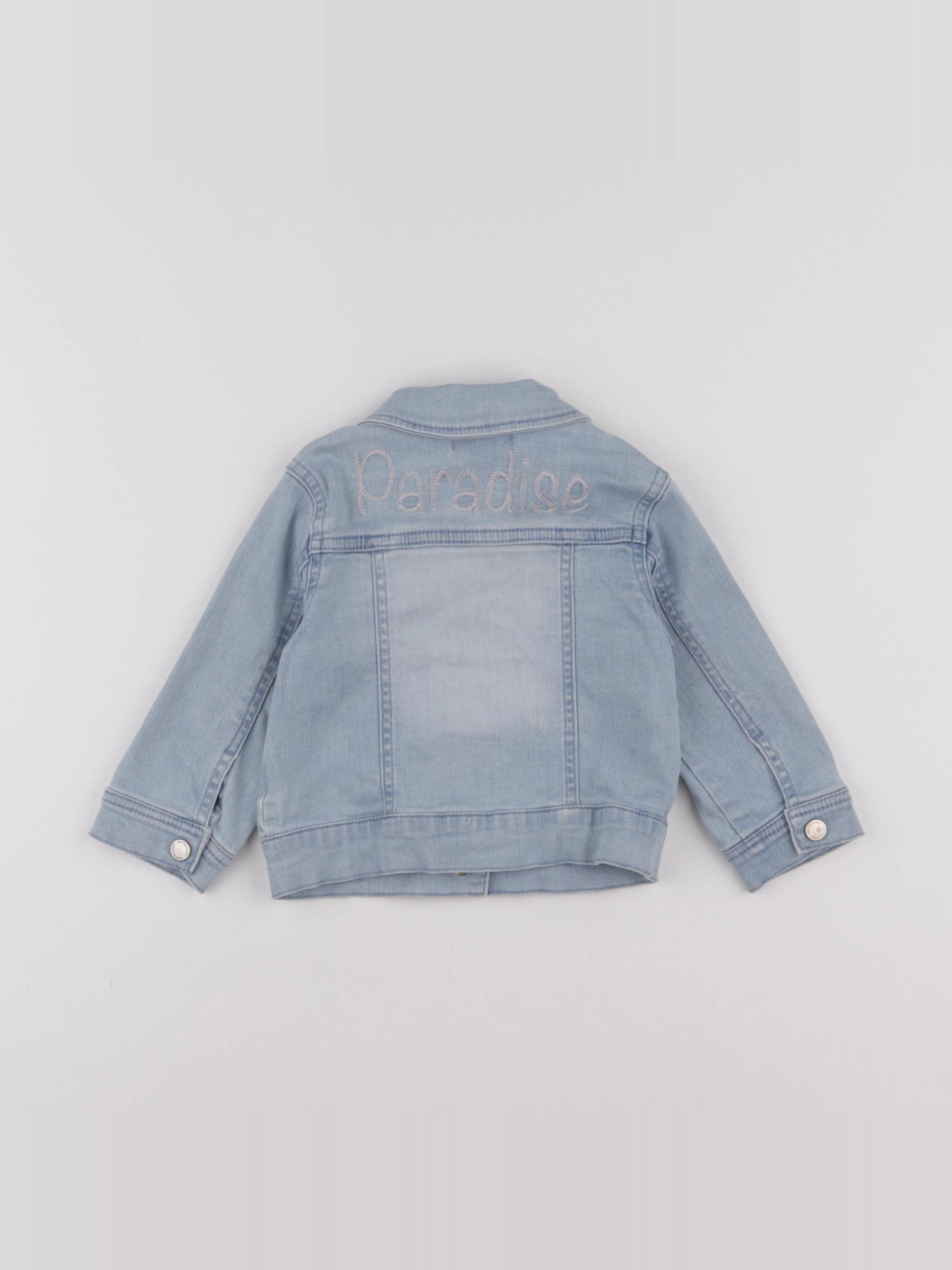 Vertbaudet - veste bleu - 18 mois