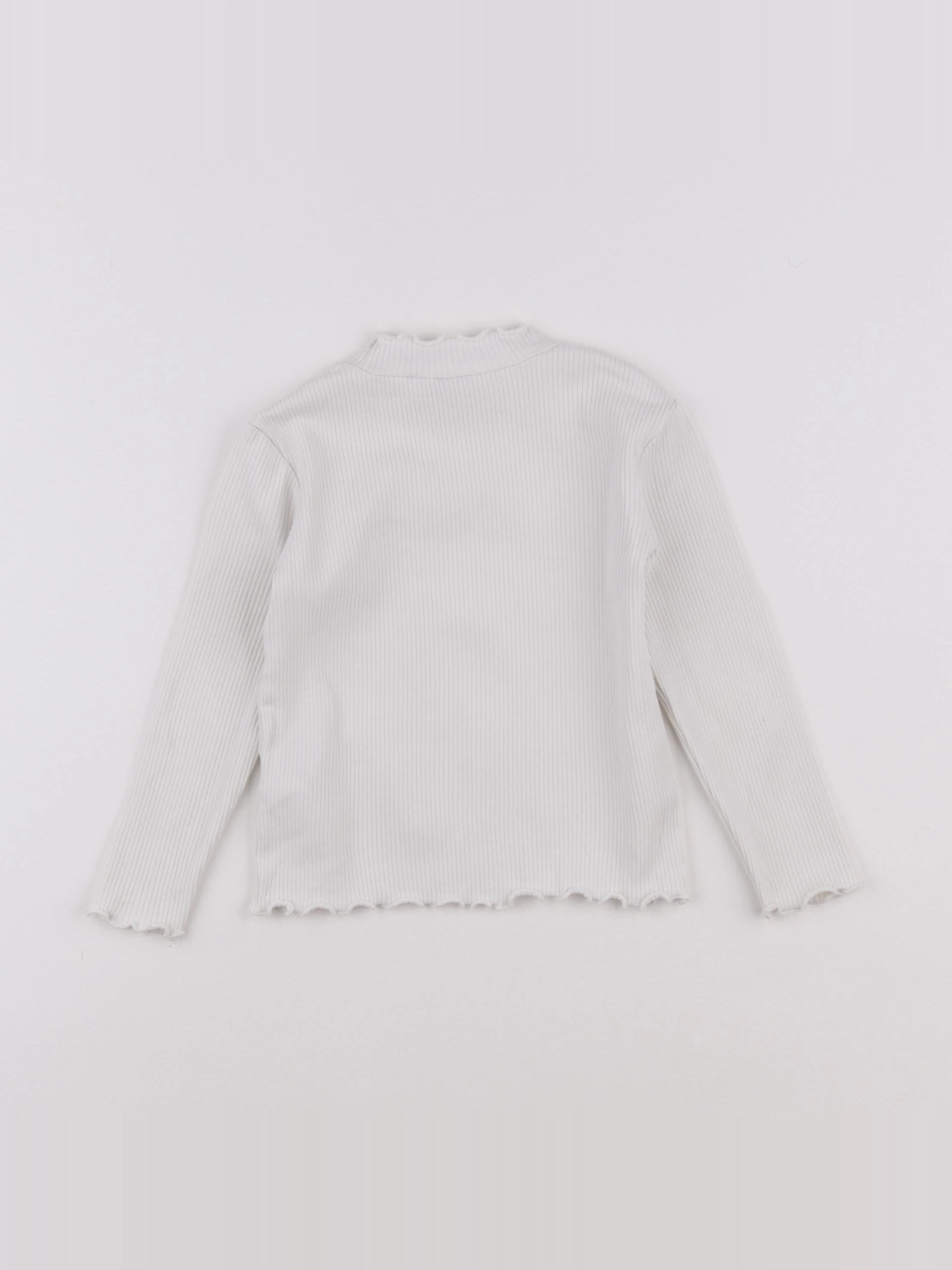 Tape à l'oeil - sous-pull blanc - 3 ans
