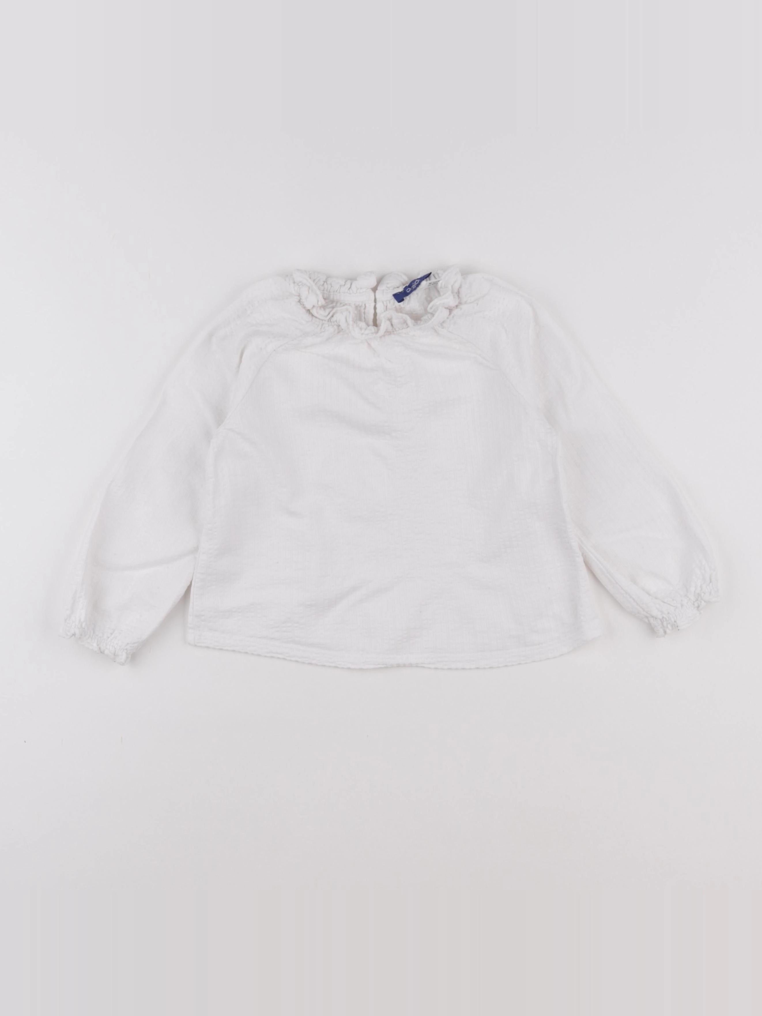 Okaidi - tee-shirt blanc - 4 ans