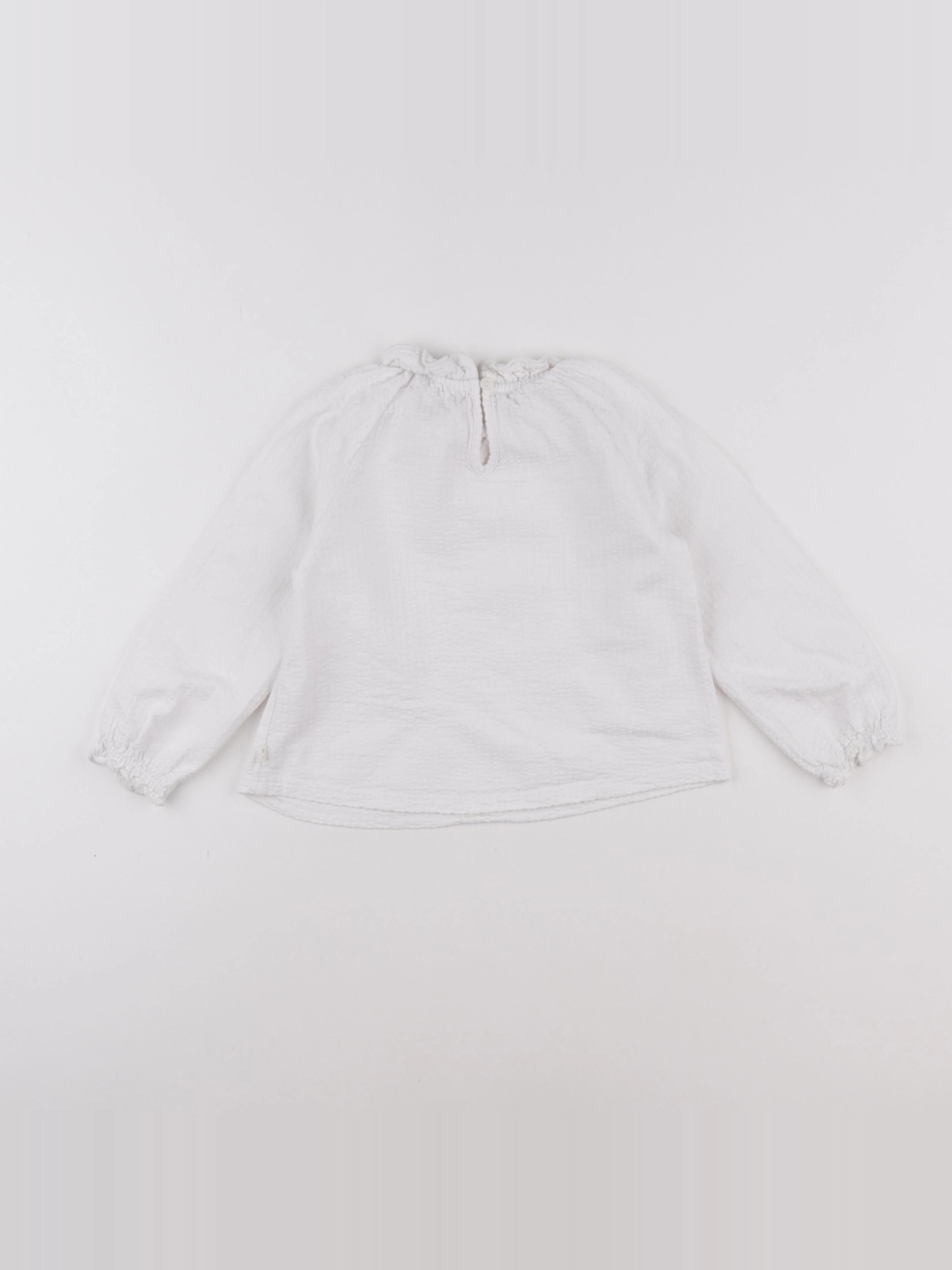Okaidi - tee-shirt blanc - 4 ans