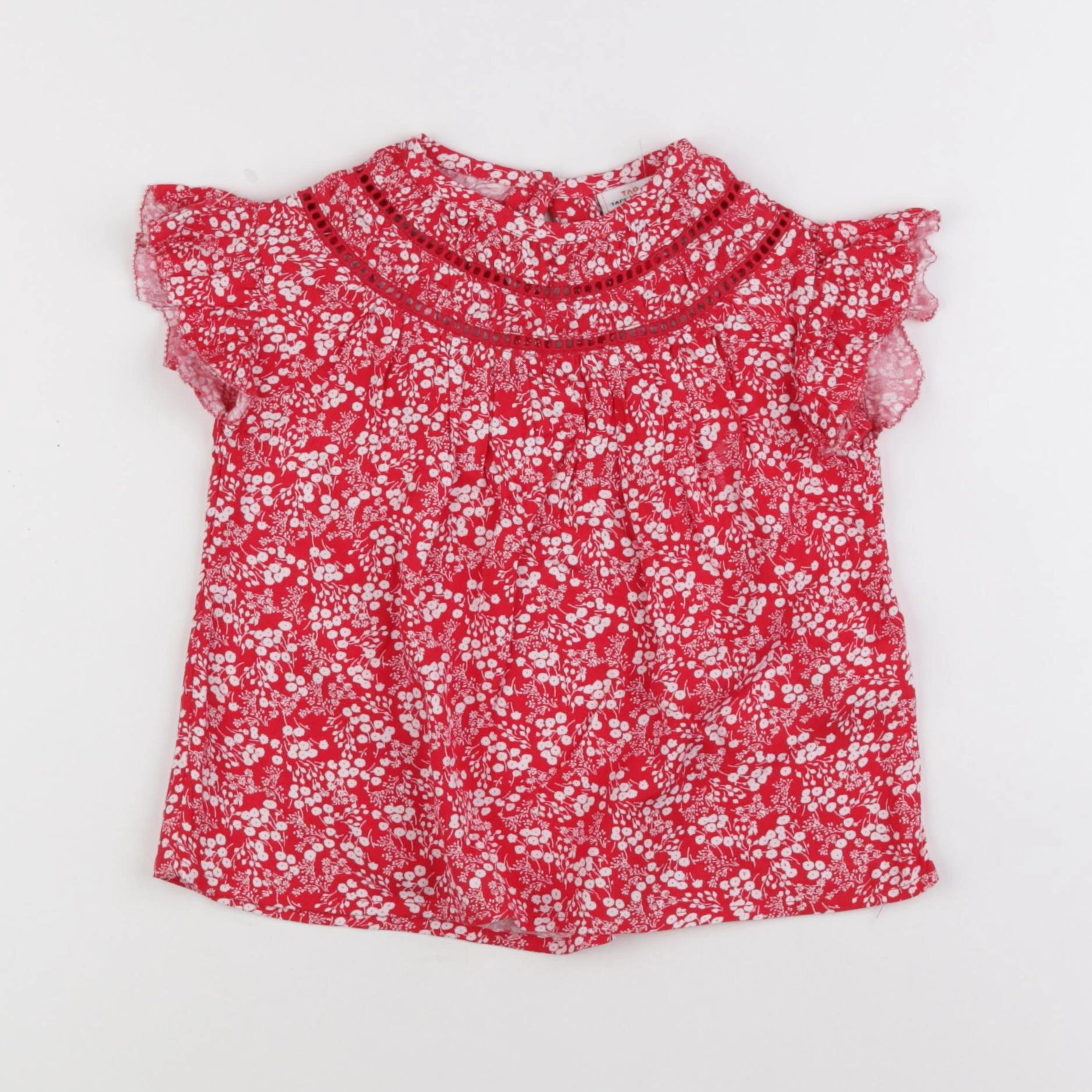 Tape à l'oeil - blouse rouge - 2 ans