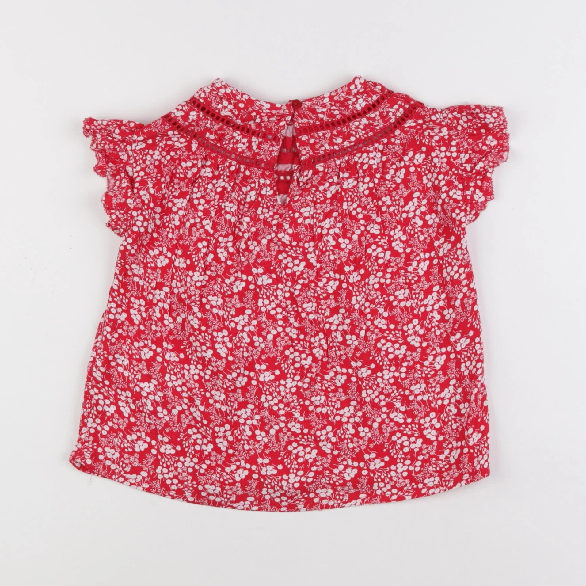 Tape à l'oeil - blouse rouge - 2 ans