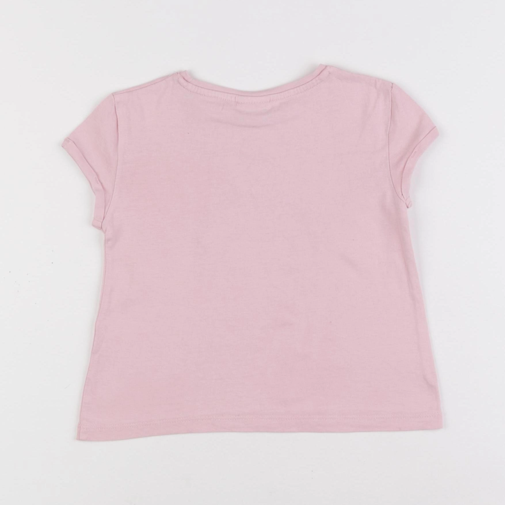 Tape à l'oeil - tee-shirt rose - 2 ans
