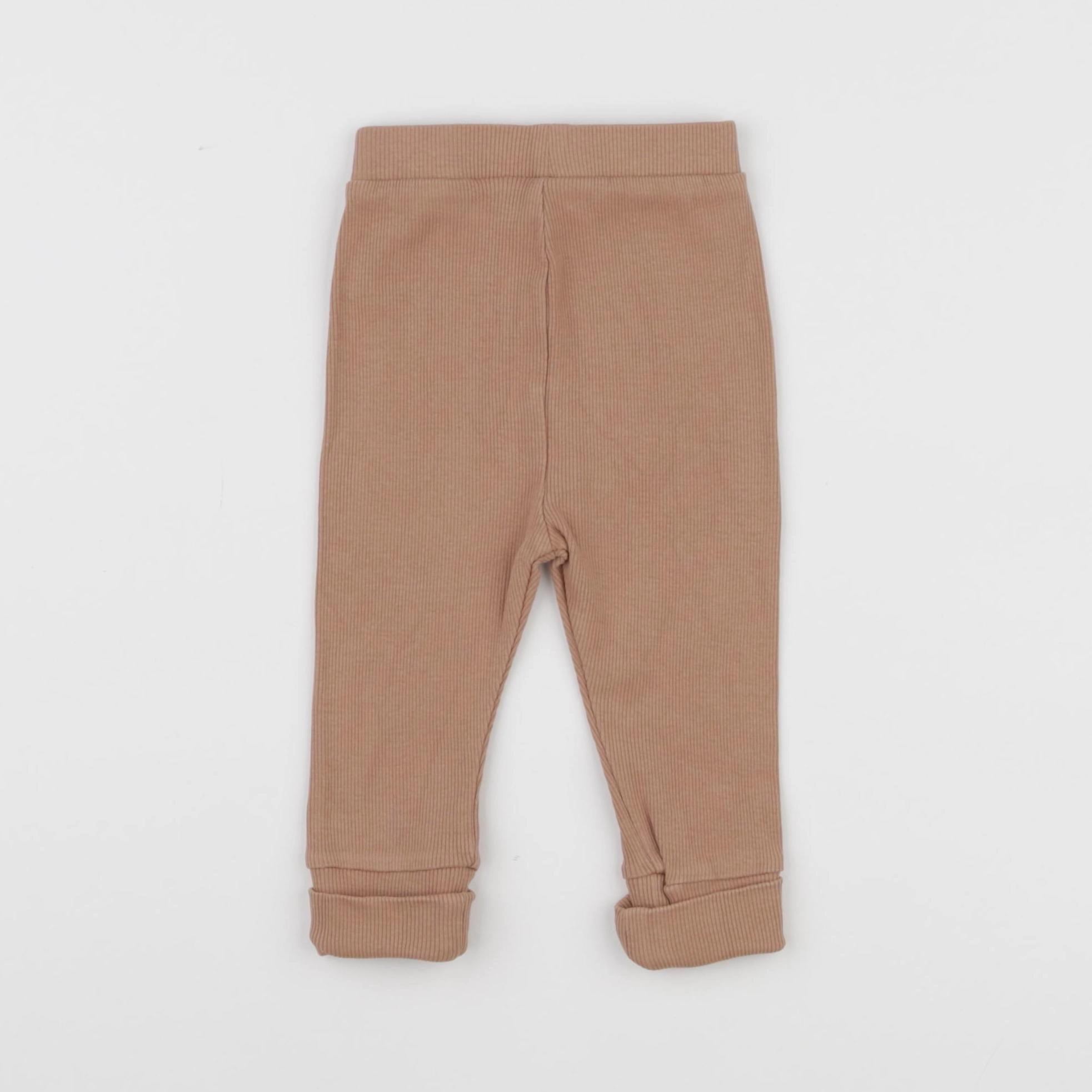 Vertbaudet - legging marron - 12 mois