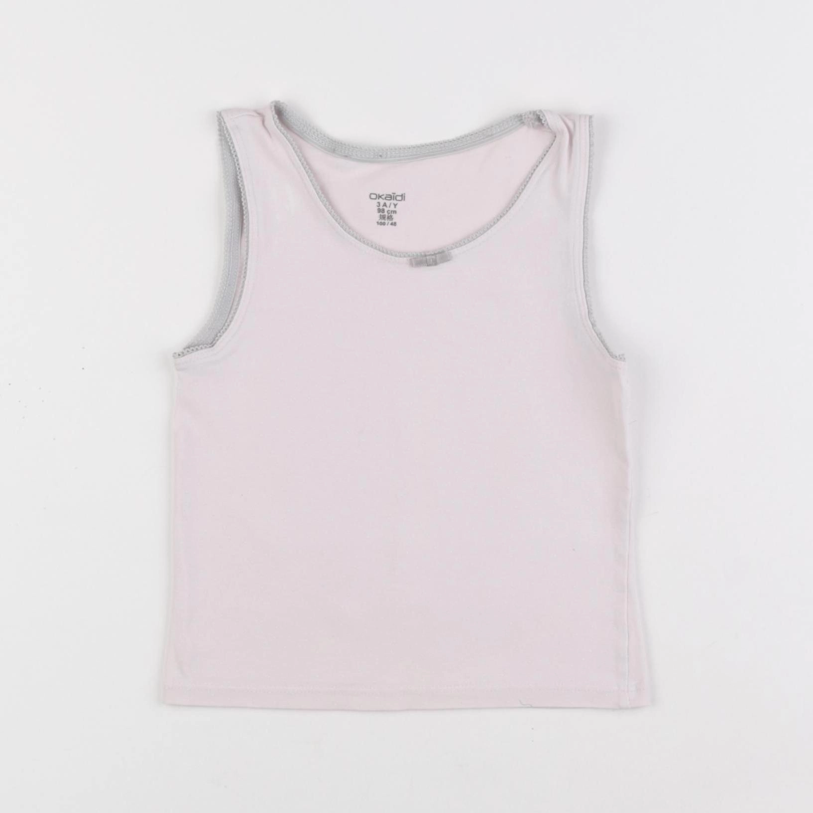 Okaidi - maillot de corps rose - 3 ans