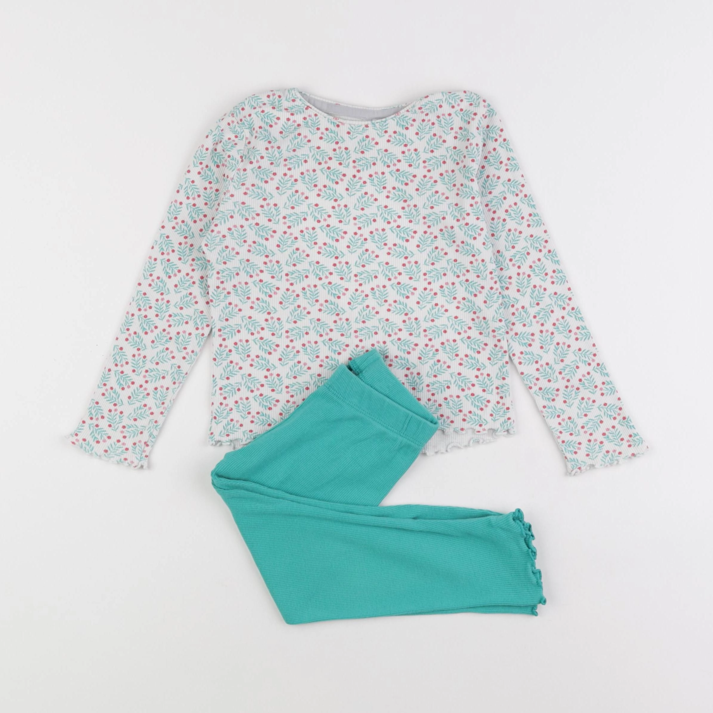 Okaidi - pyjama coton bleu - 3 ans