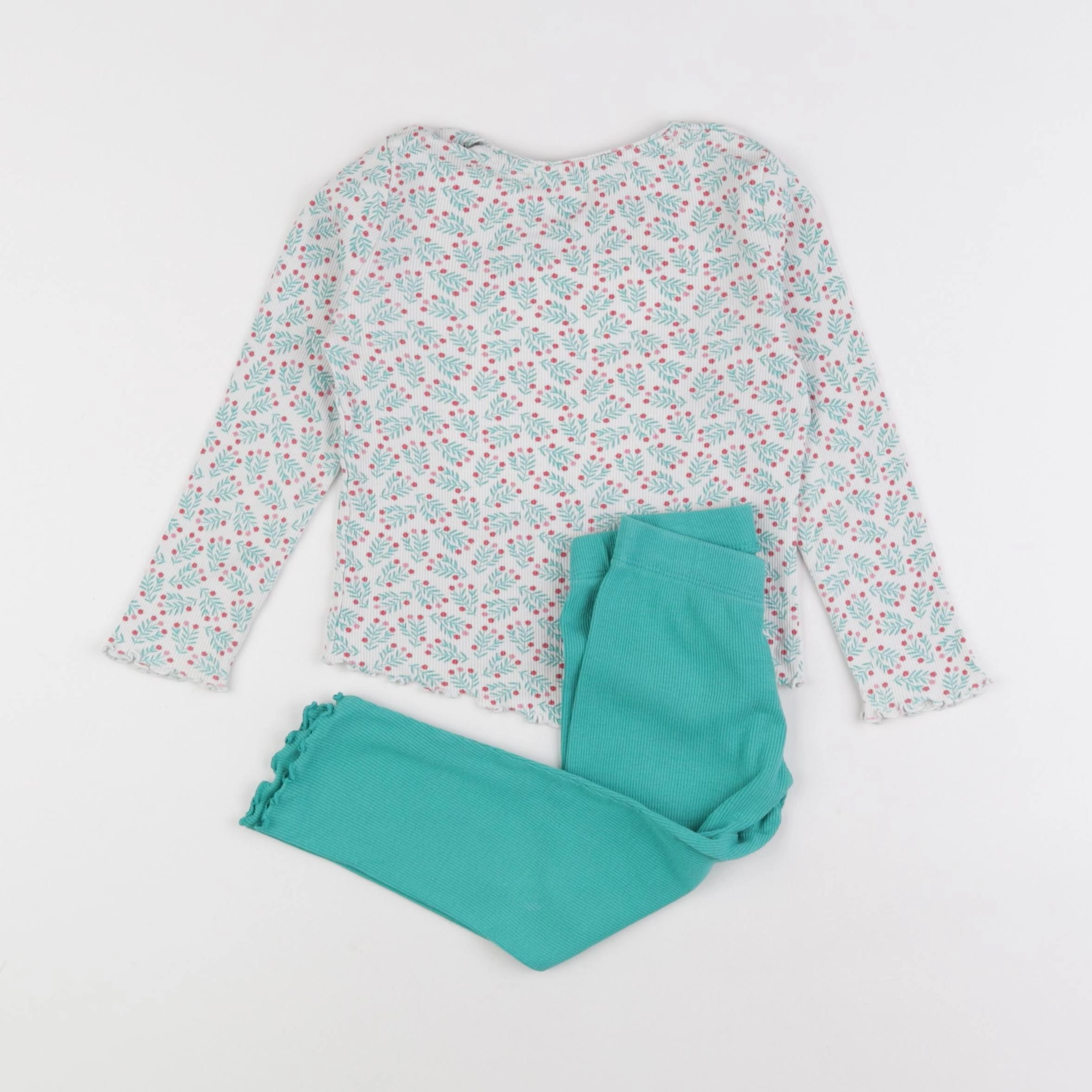Okaidi - pyjama coton bleu - 3 ans