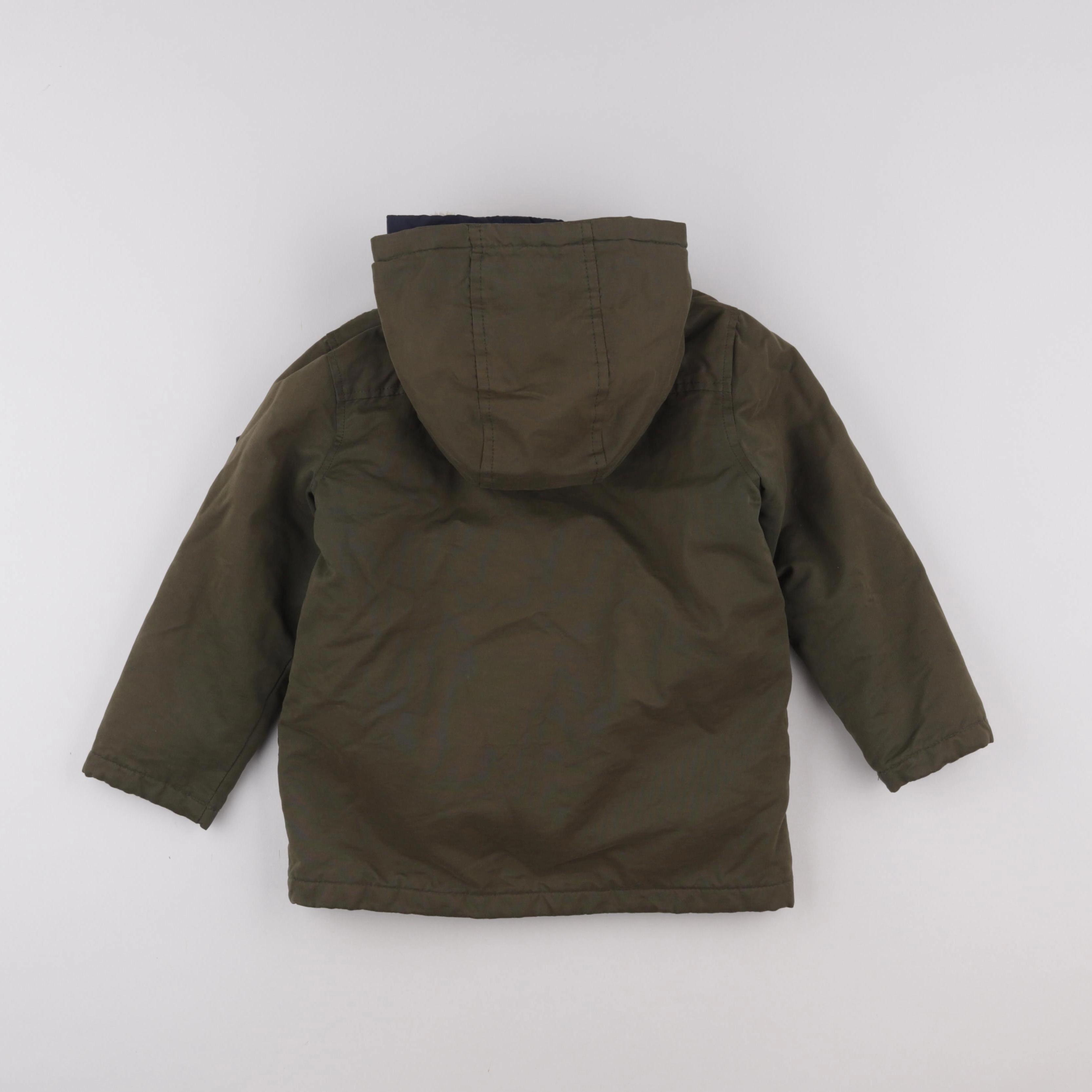 Vertbaudet - parka vert - 6 ans