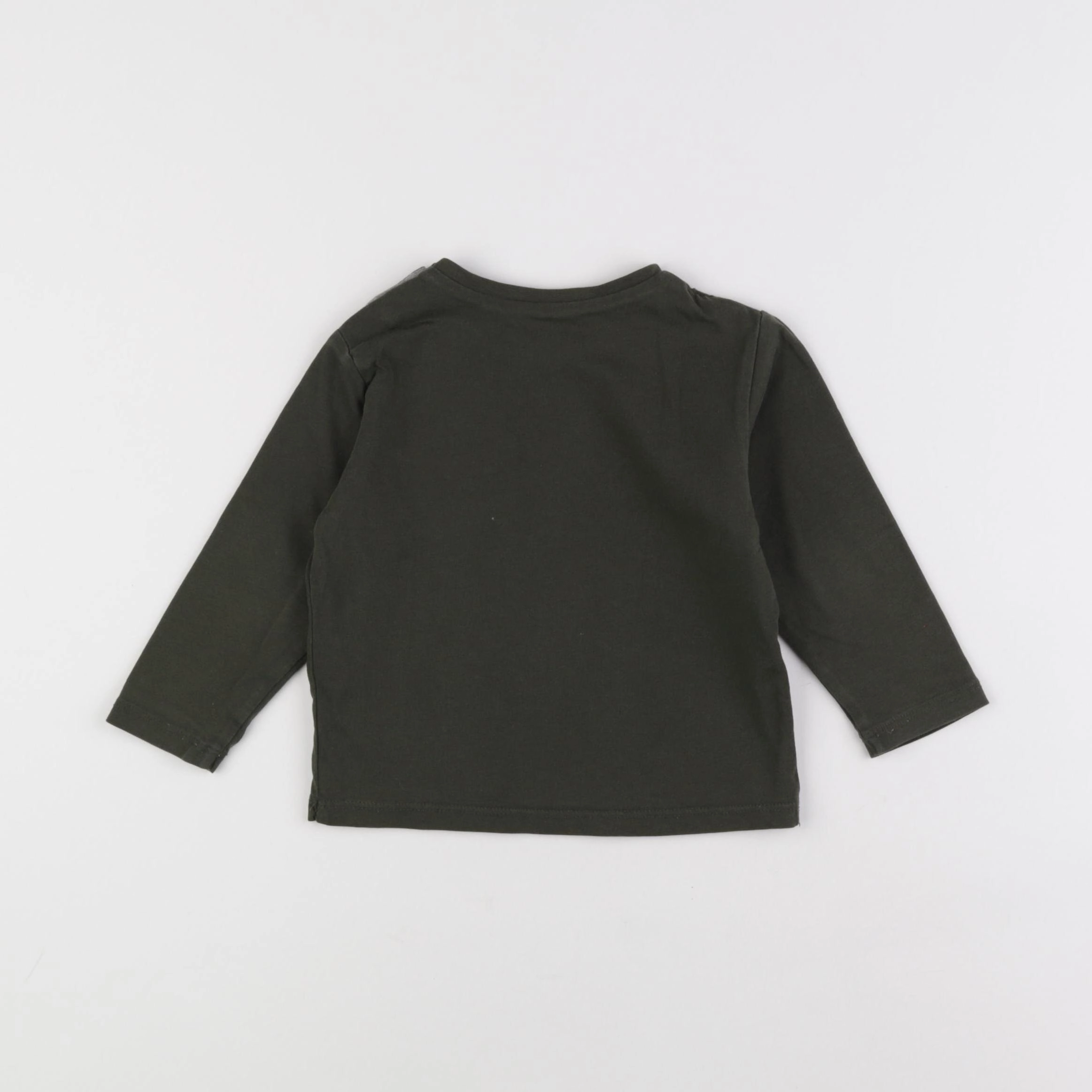 IKKS - tee-shirt réversible vert - 18 mois
