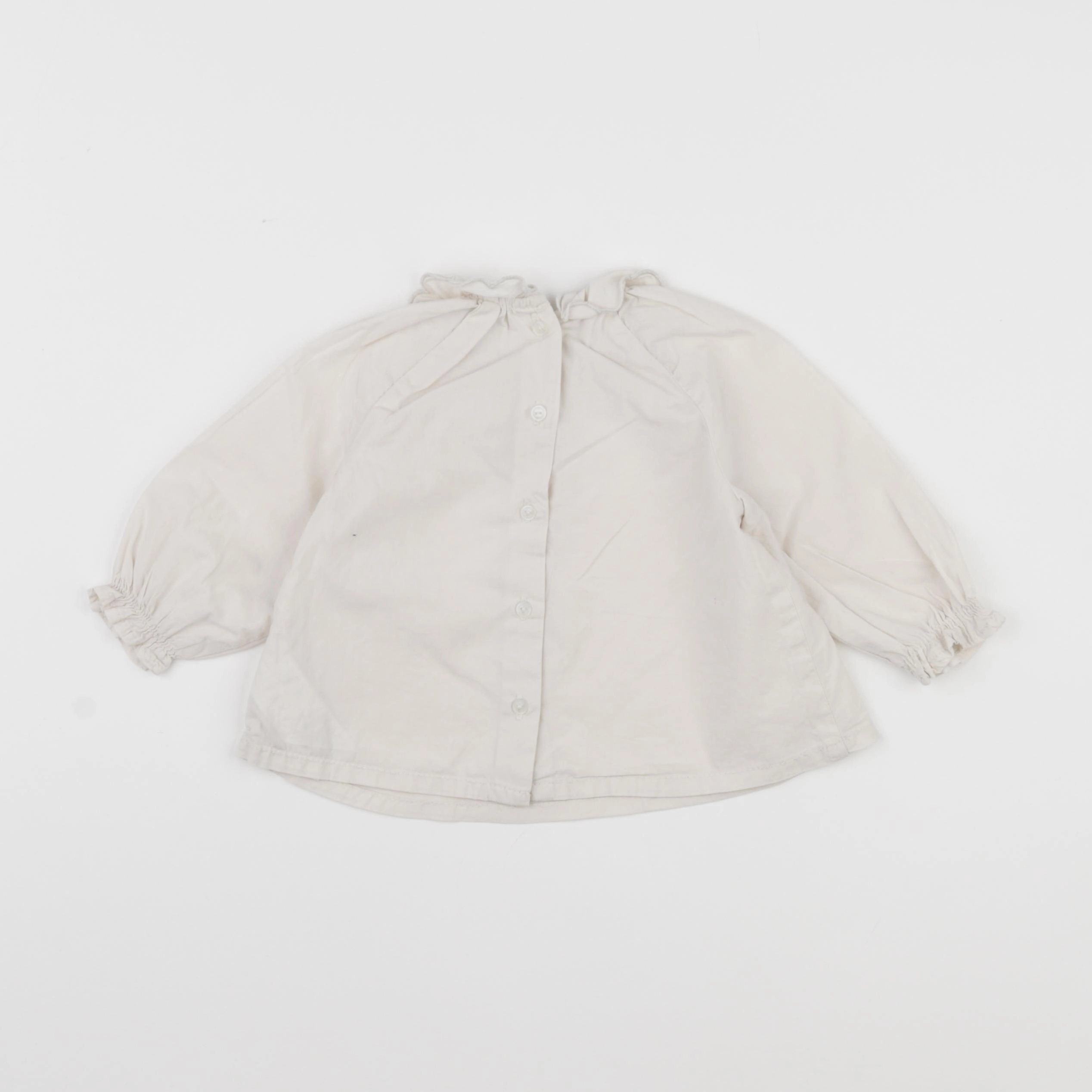 Vertbaudet - blouse beige - 12 mois