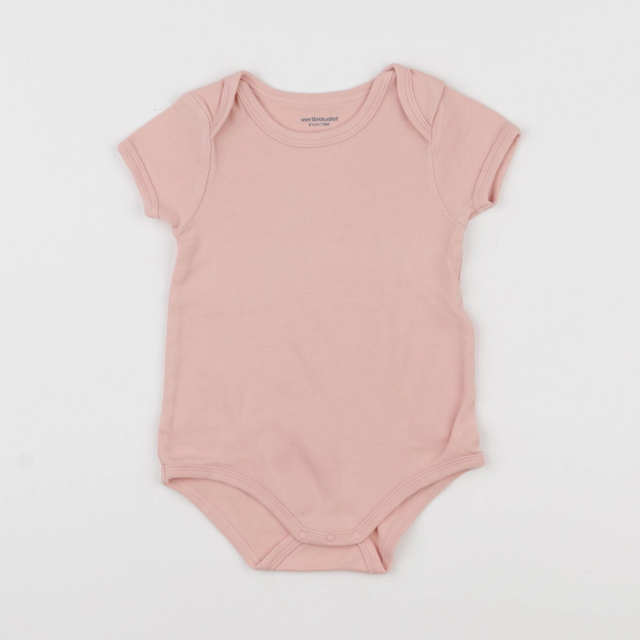 Vertbaudet - body rose - 18 mois