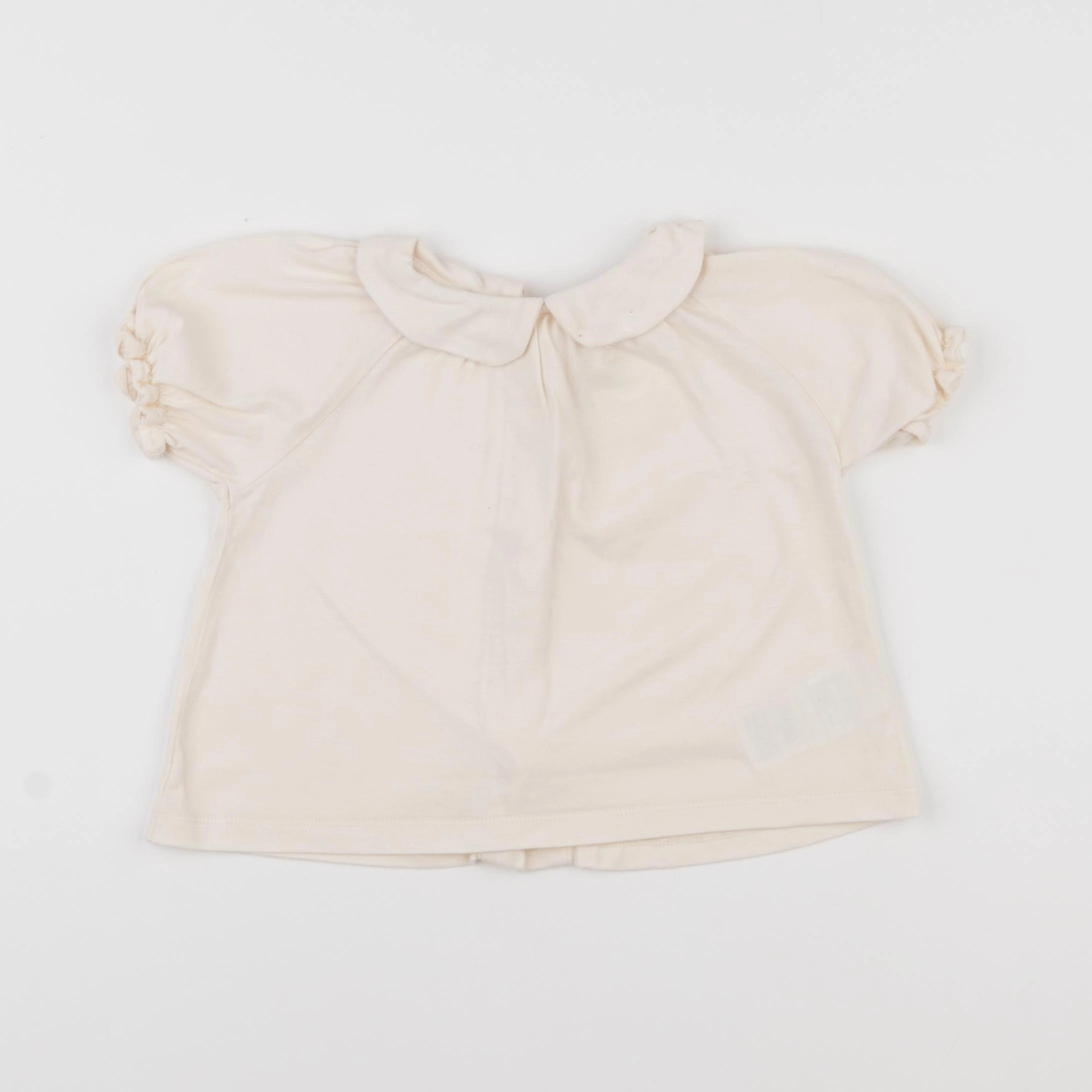 Vertbaudet - tee-shirt beige - 18 mois