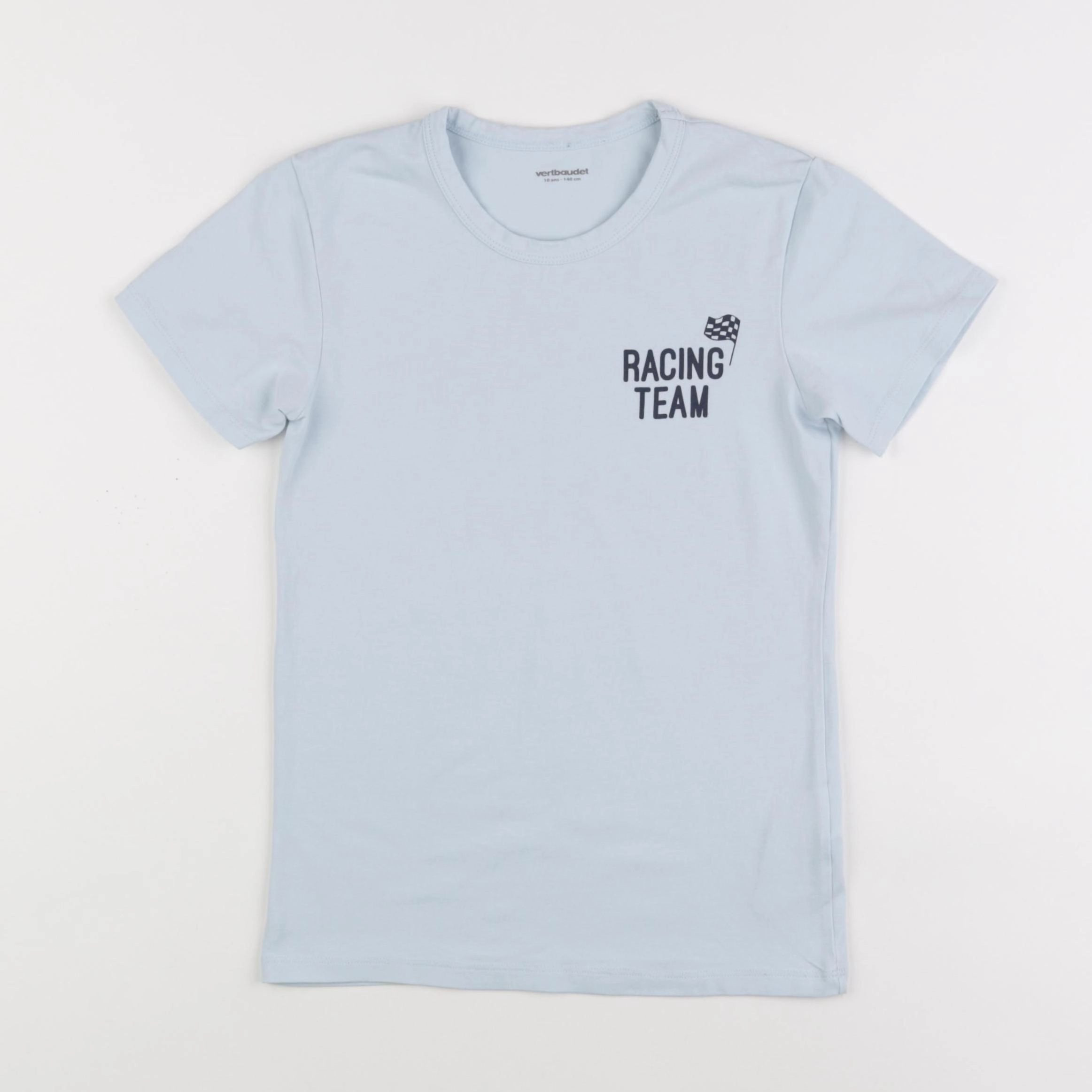 Vertbaudet - tee-shirt bleu - 10 ans