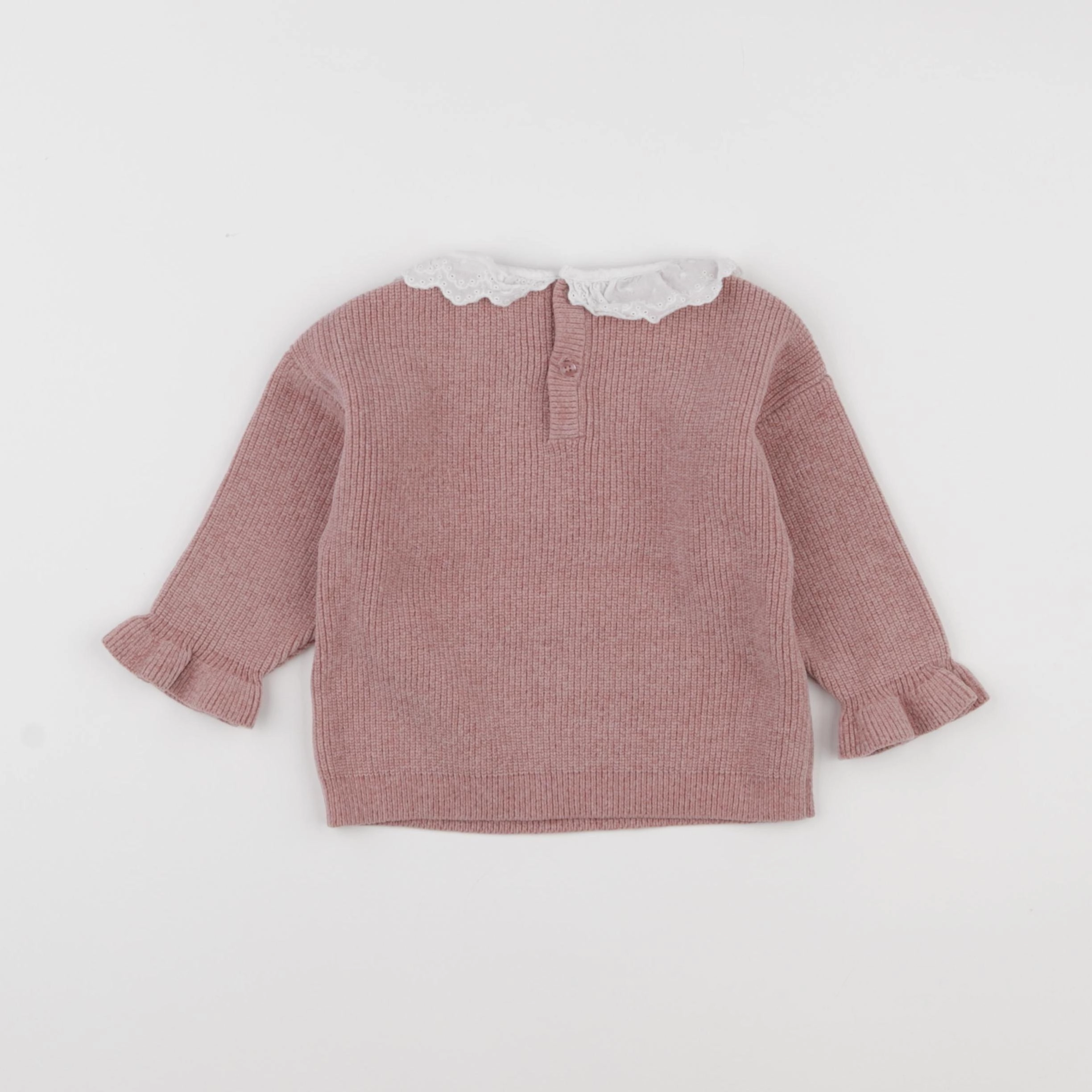 Vertbaudet - pull rose - 12 mois