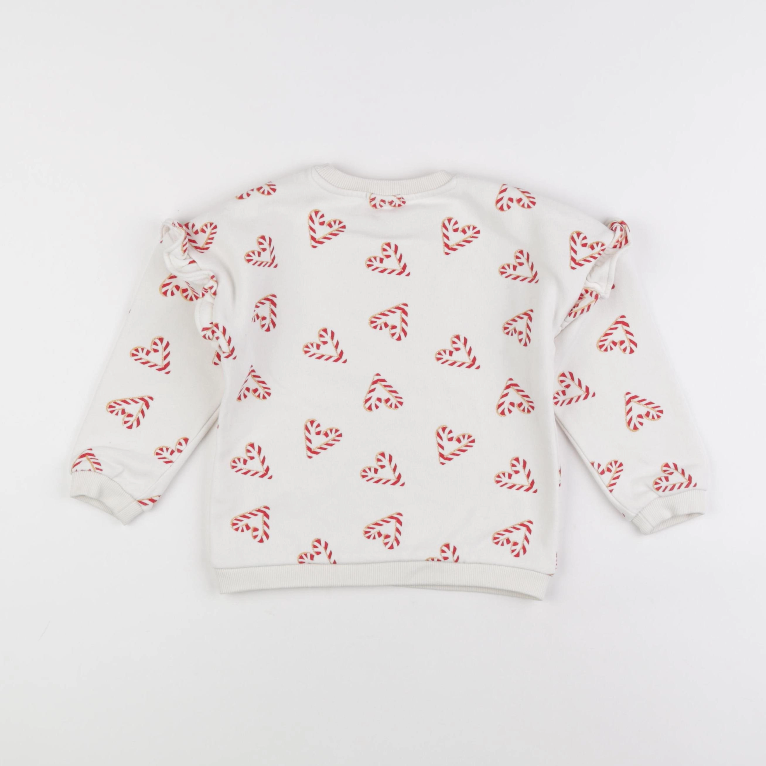 Vertbaudet - sweat blanc - 4 ans