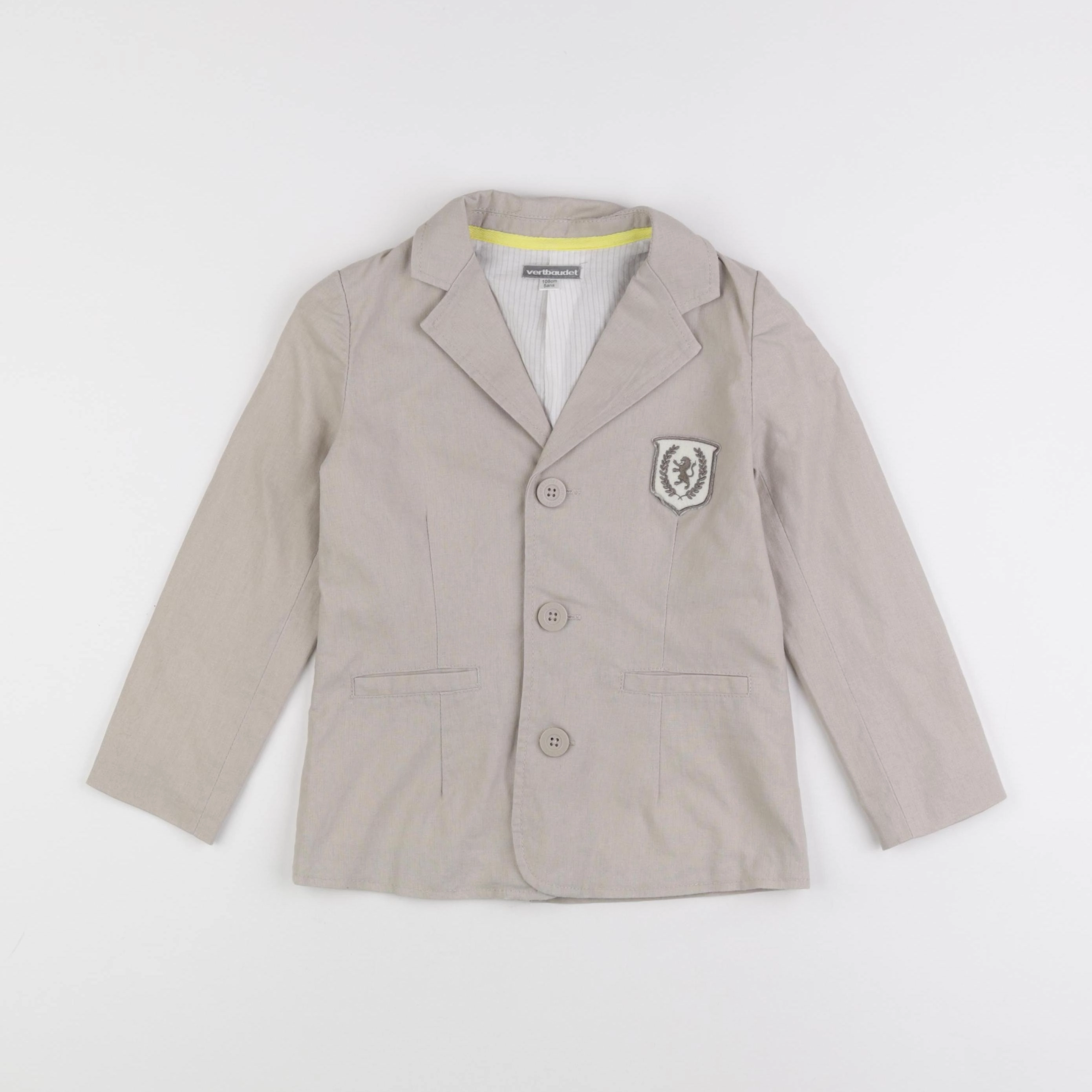Vertbaudet - veste beige - 5 ans