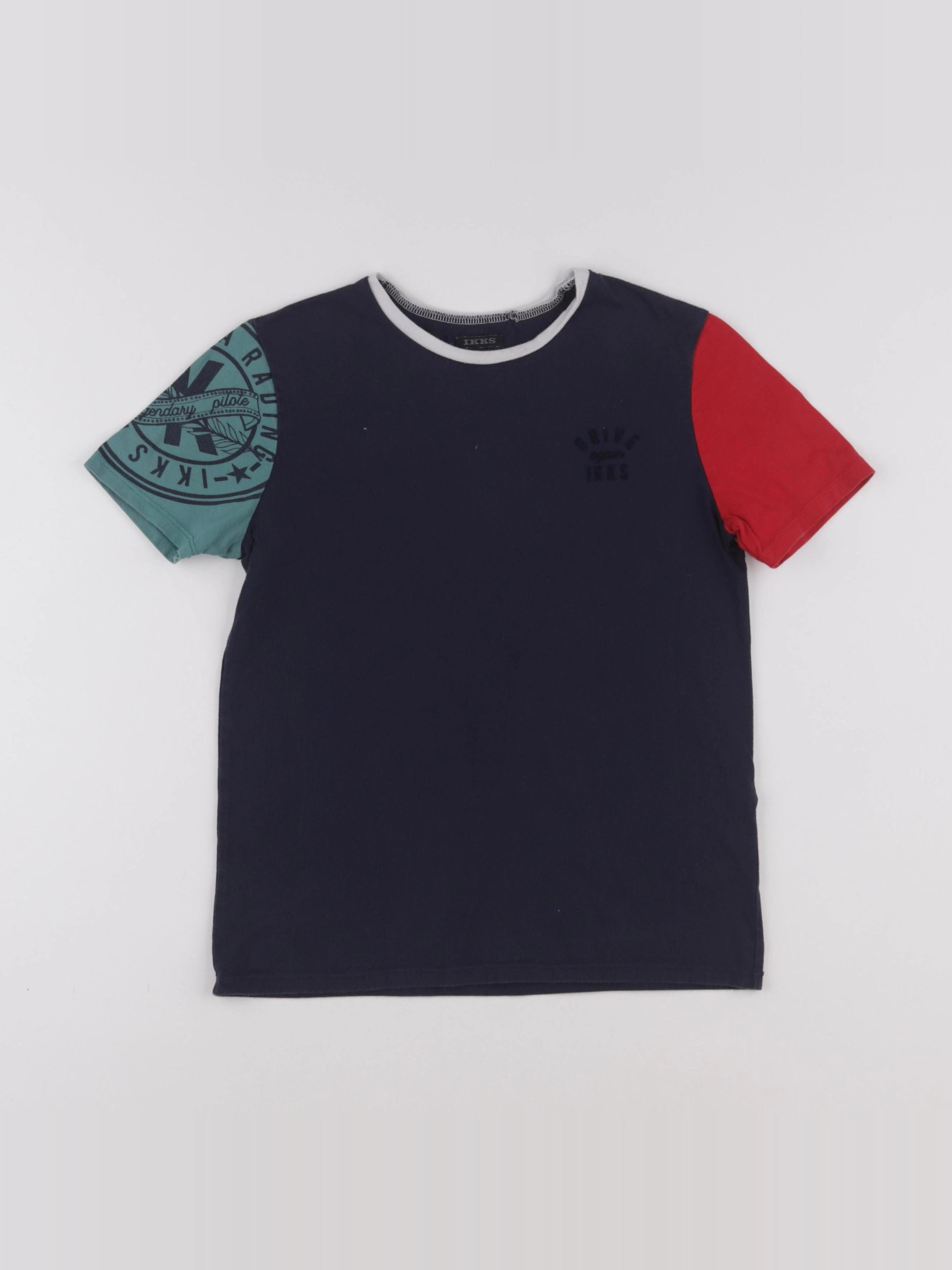 IKKS - tee-shirt bleu - 10 ans