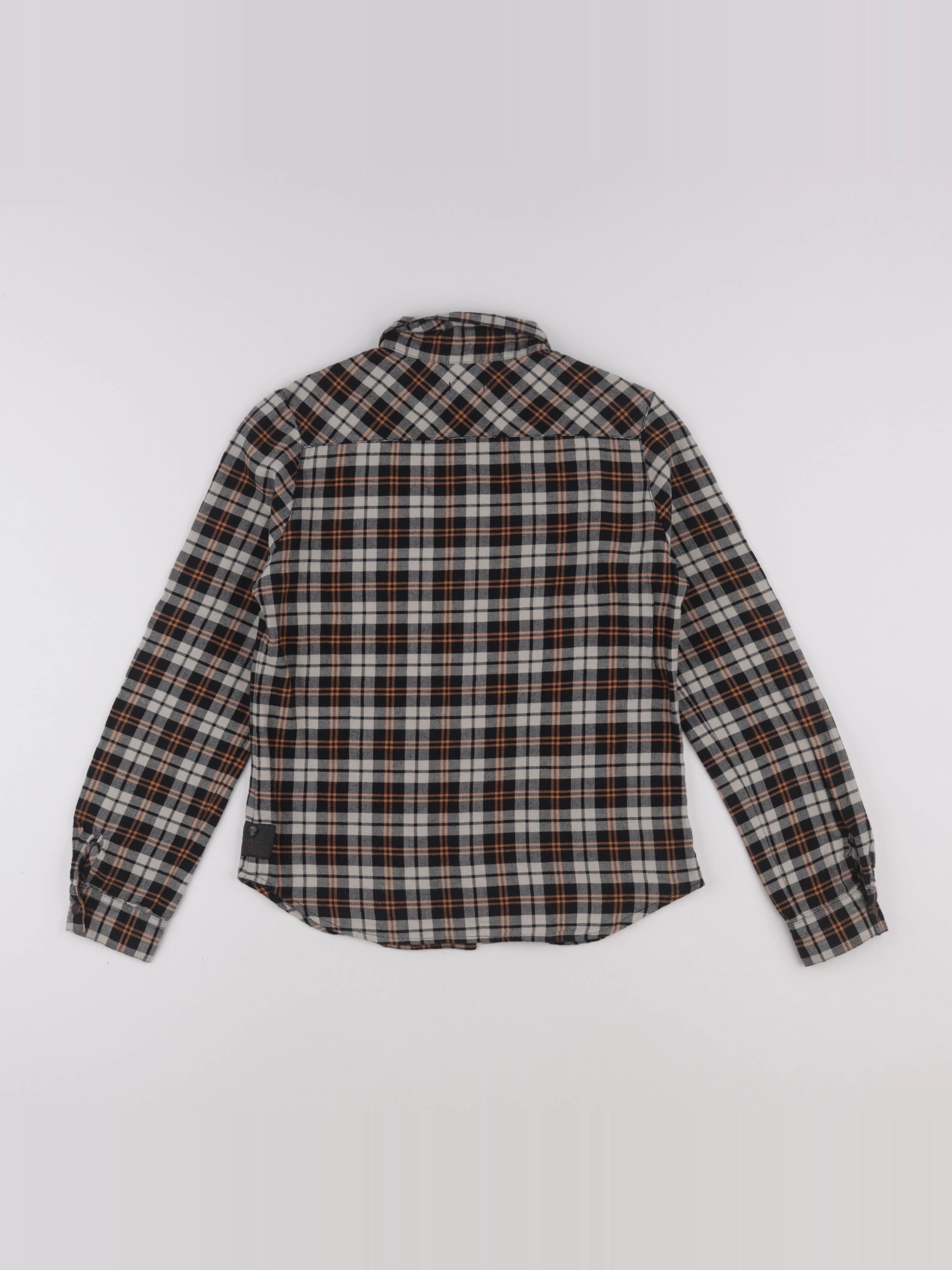IKKS - chemise gris, noir - 12 ans