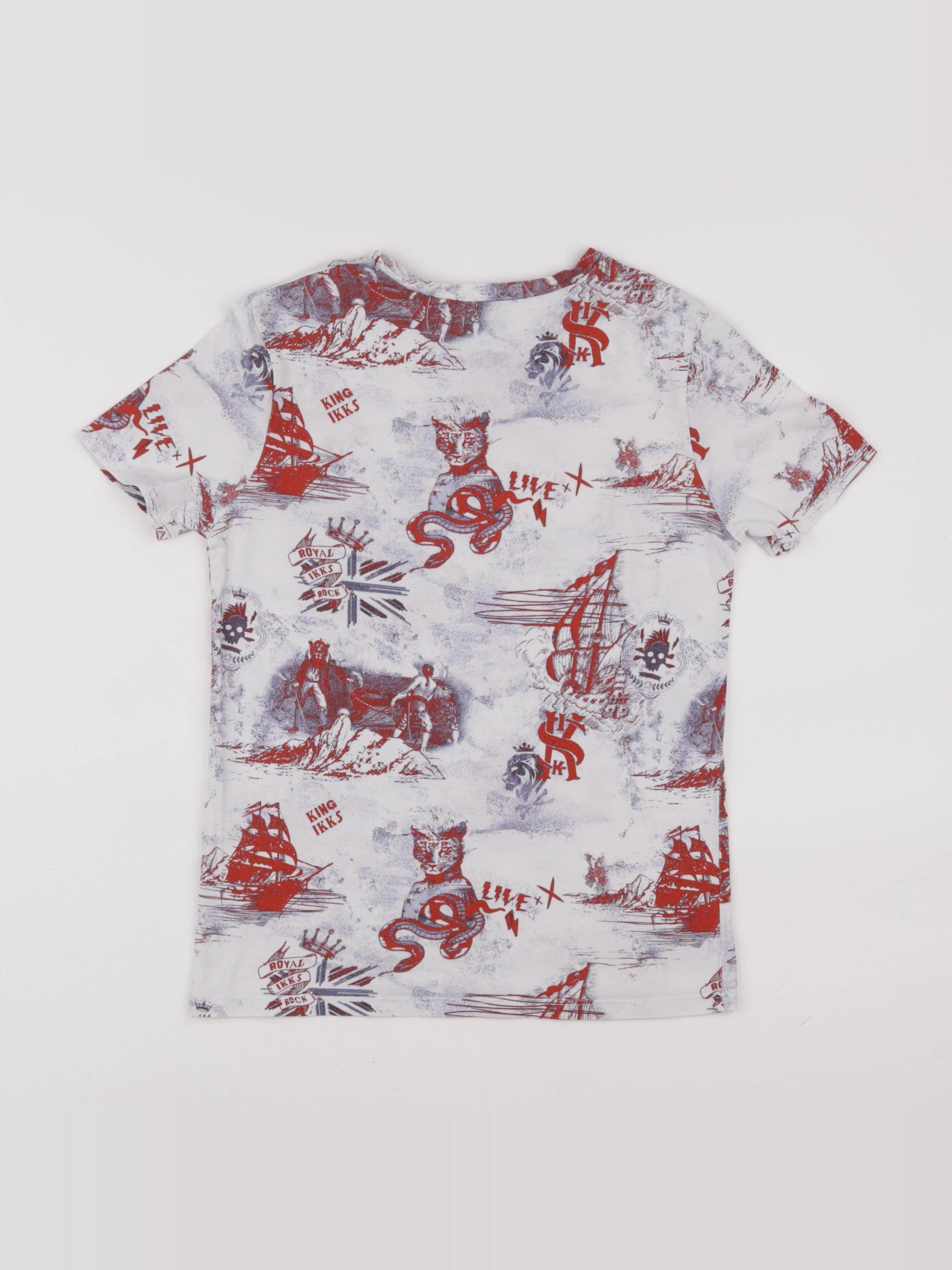 IKKS - tee-shirt blanc - 10 ans
