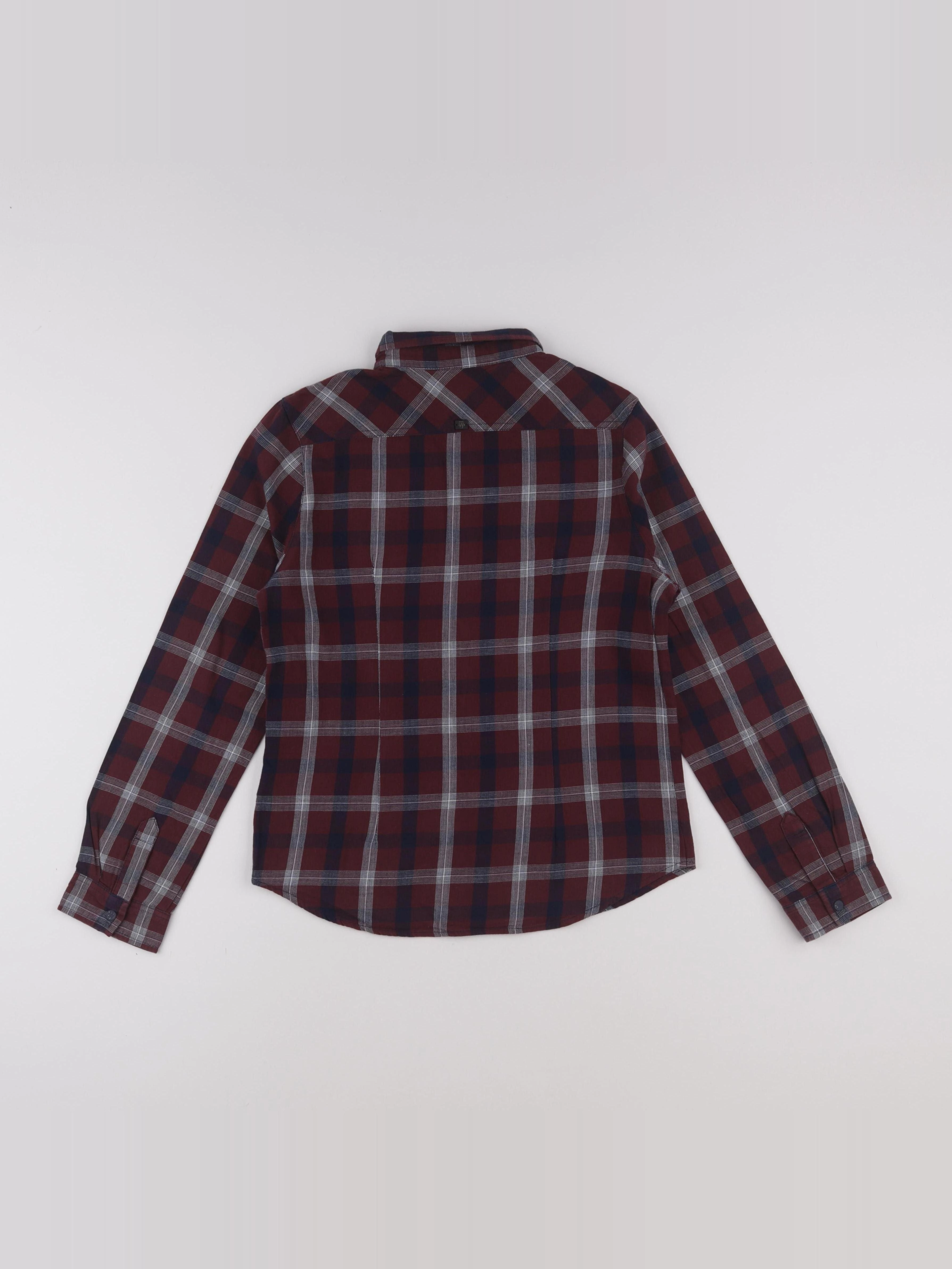 IKKS - chemise bleu, violet - 12 ans