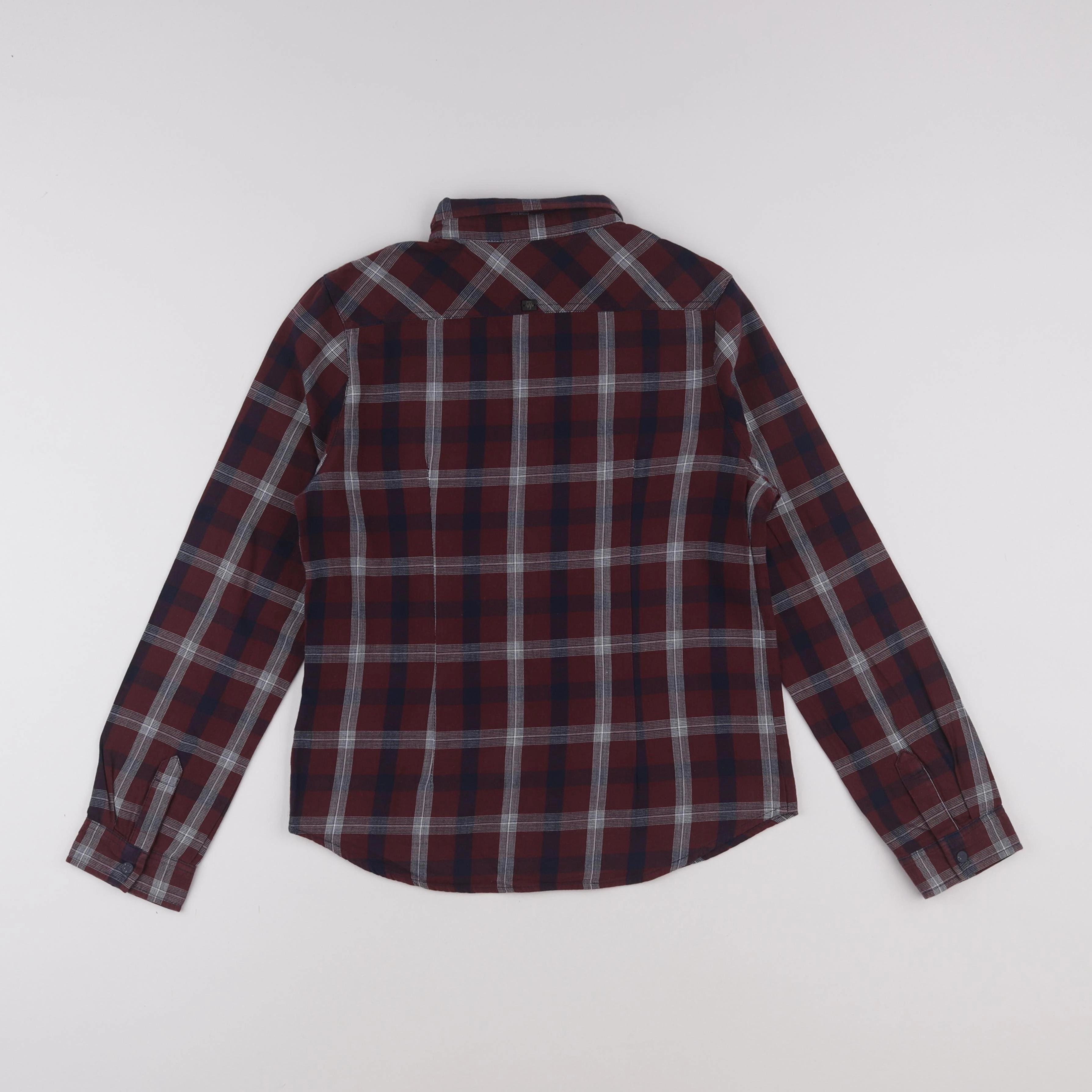 IKKS - chemise bleu, violet - 12 ans