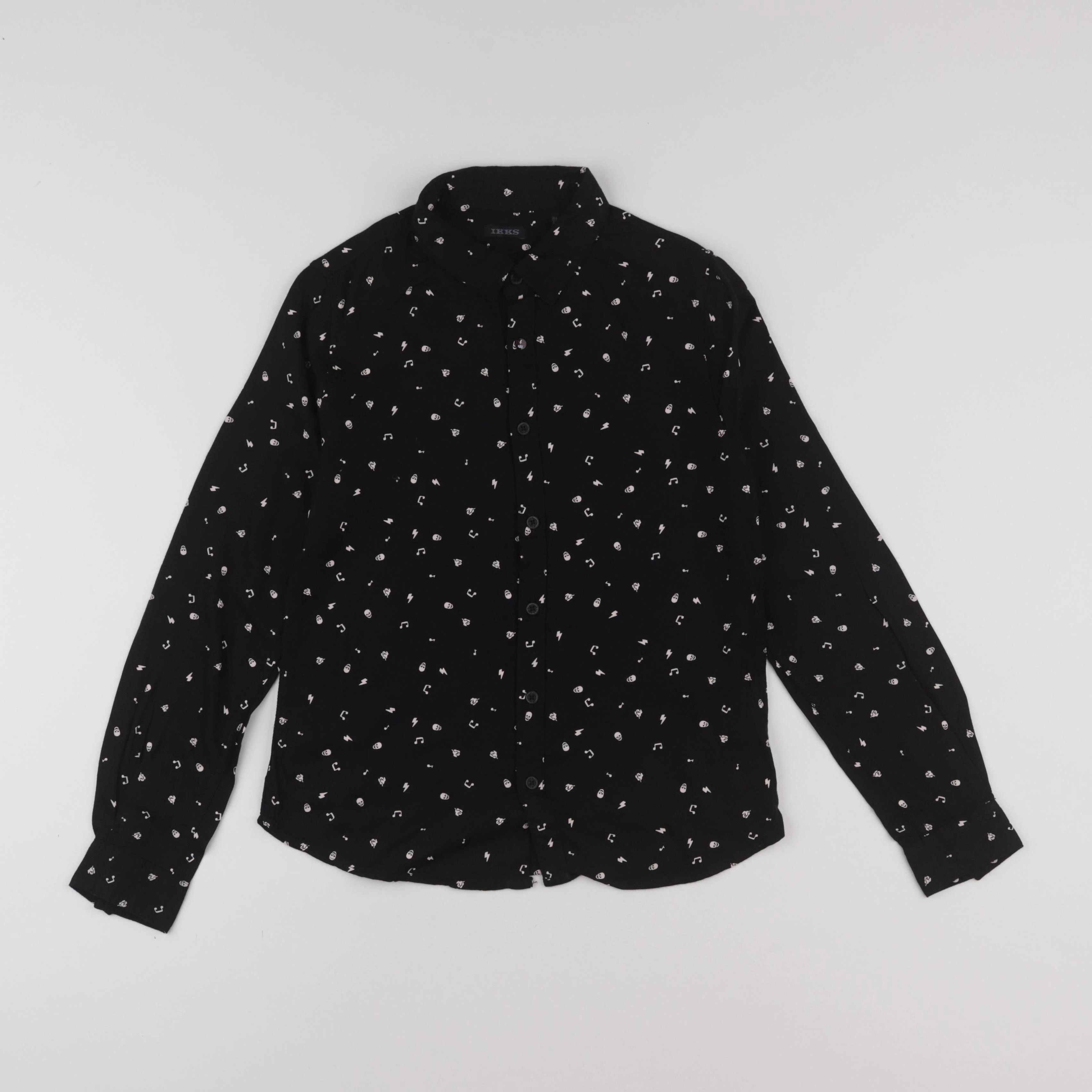 IKKS - chemise noir - 10 ans